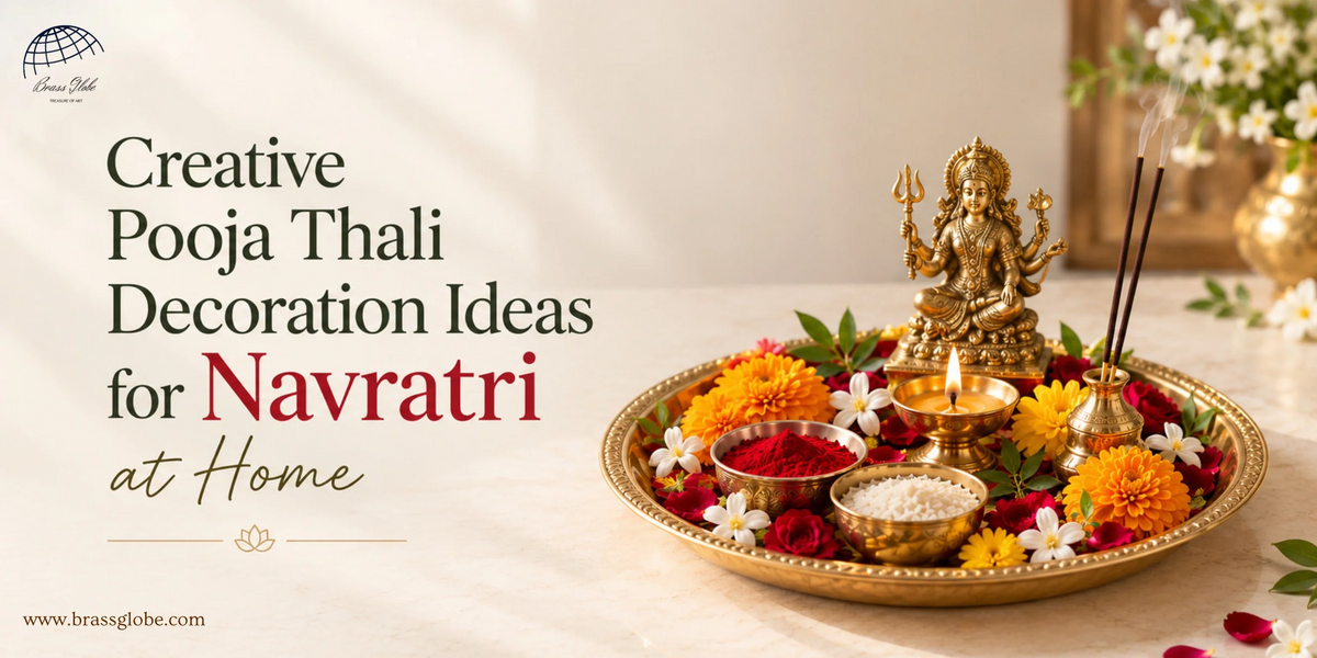 25 Creative Pooja Thali Decoration Ideas for Navratri at Home