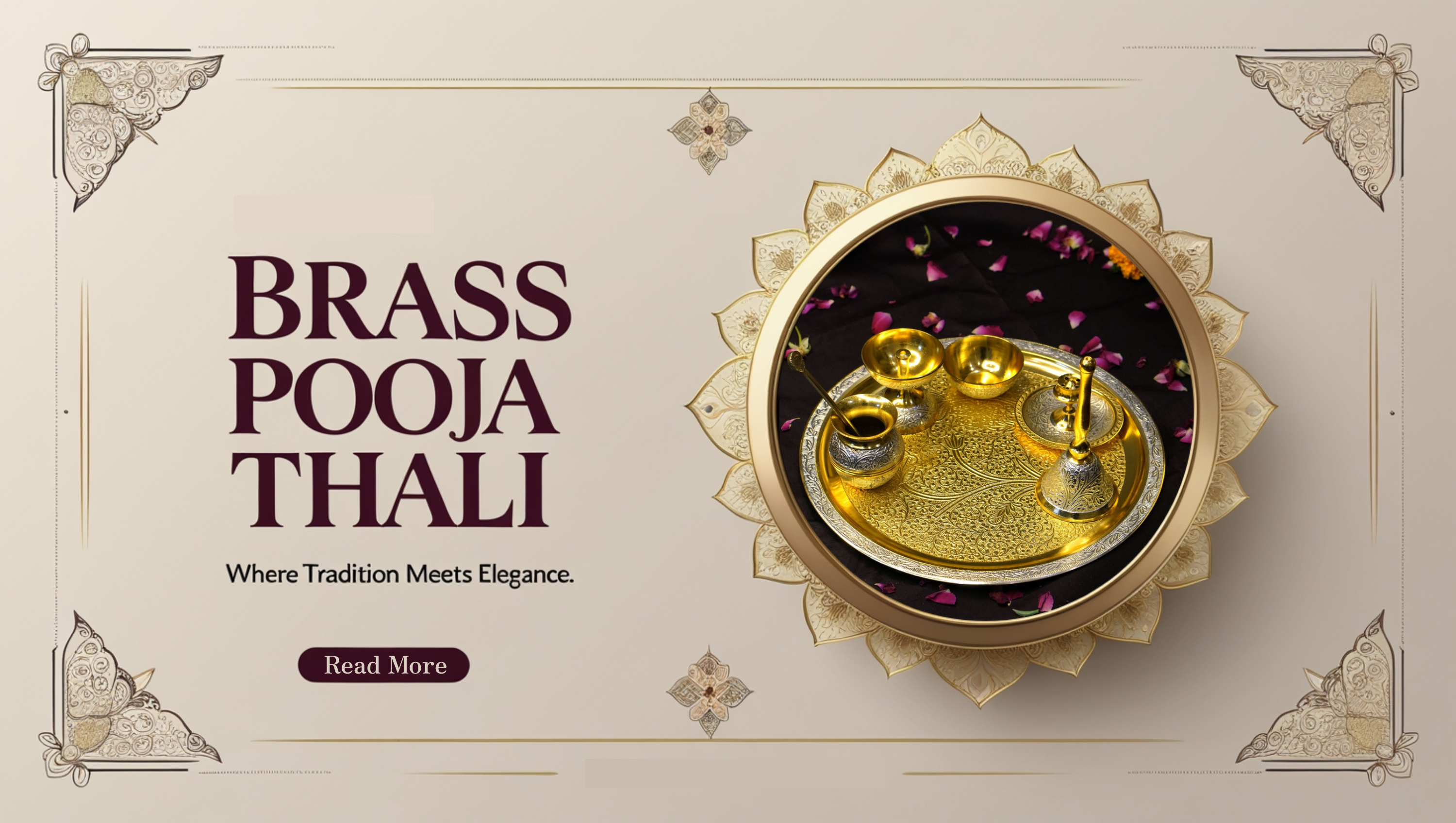 Brass Pooja Thali