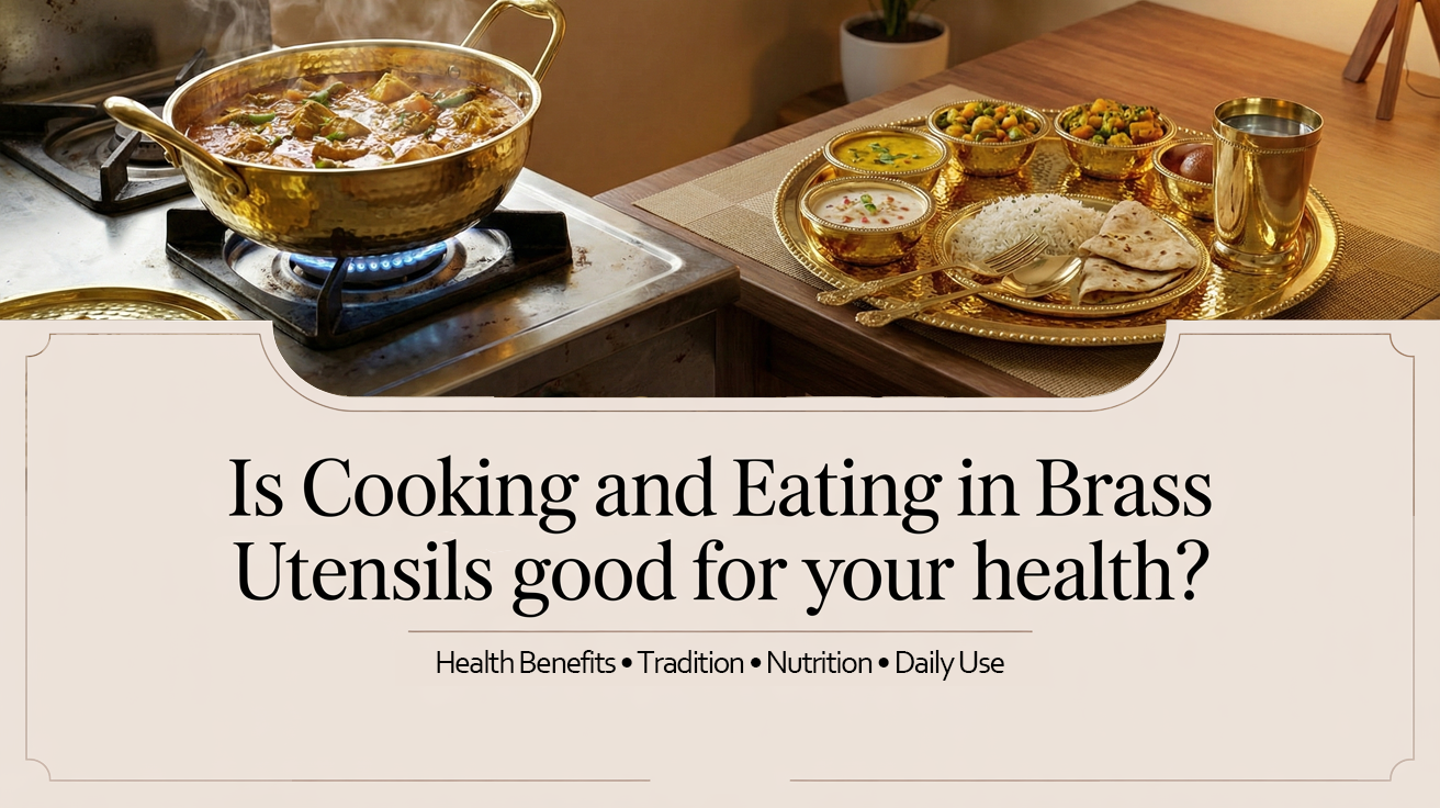 Is Cooking and Eating in Brass Utensils Good for Health?