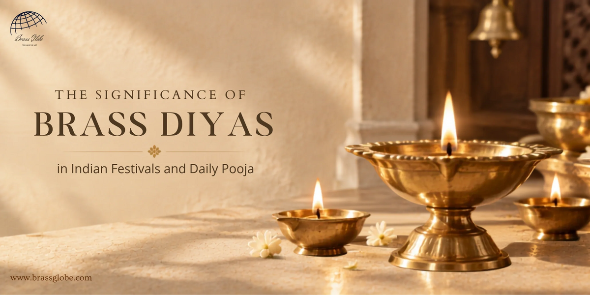 Significance of Brass Diyas in Indian Festivals and Daily Pooja