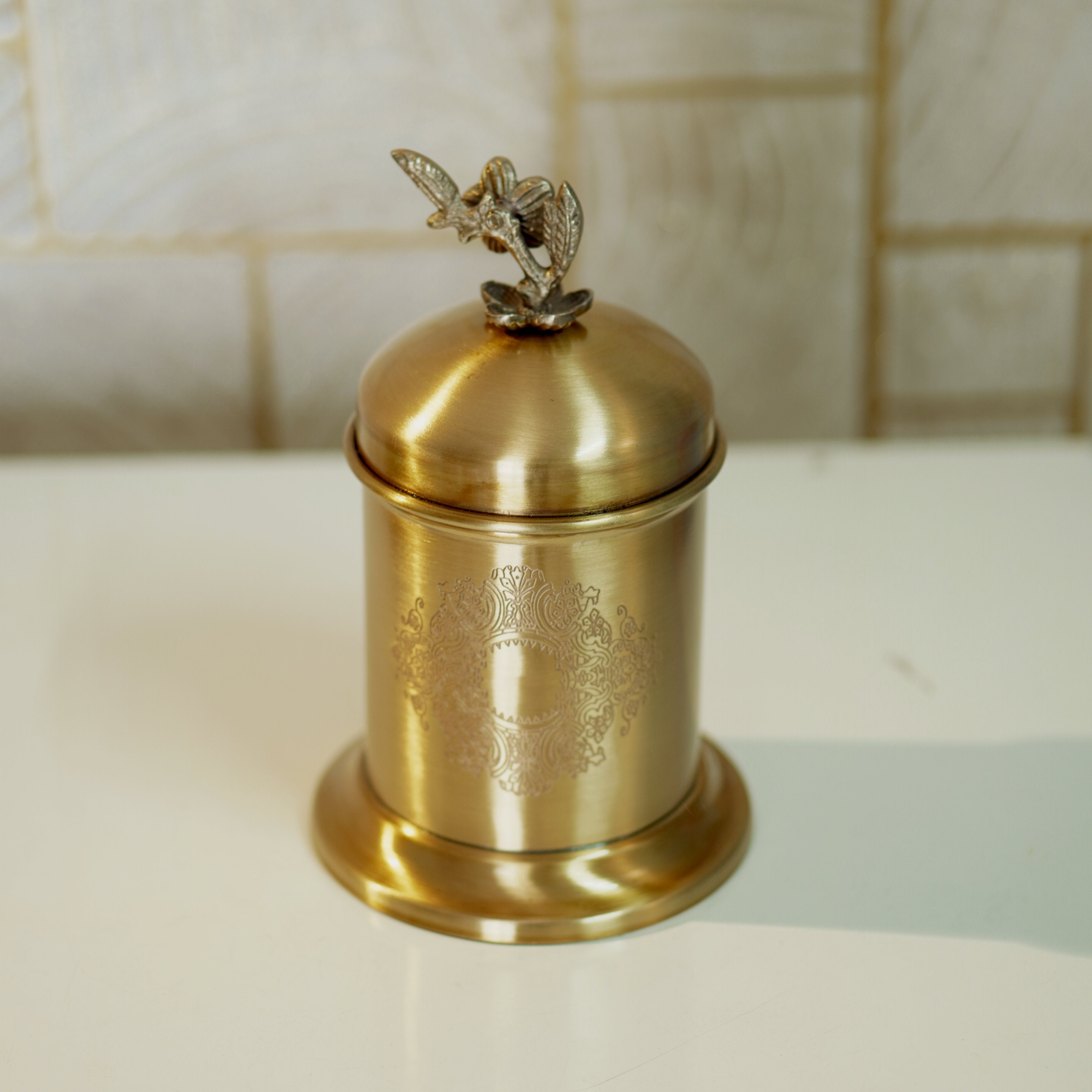 Brass Antique Victoria Jar