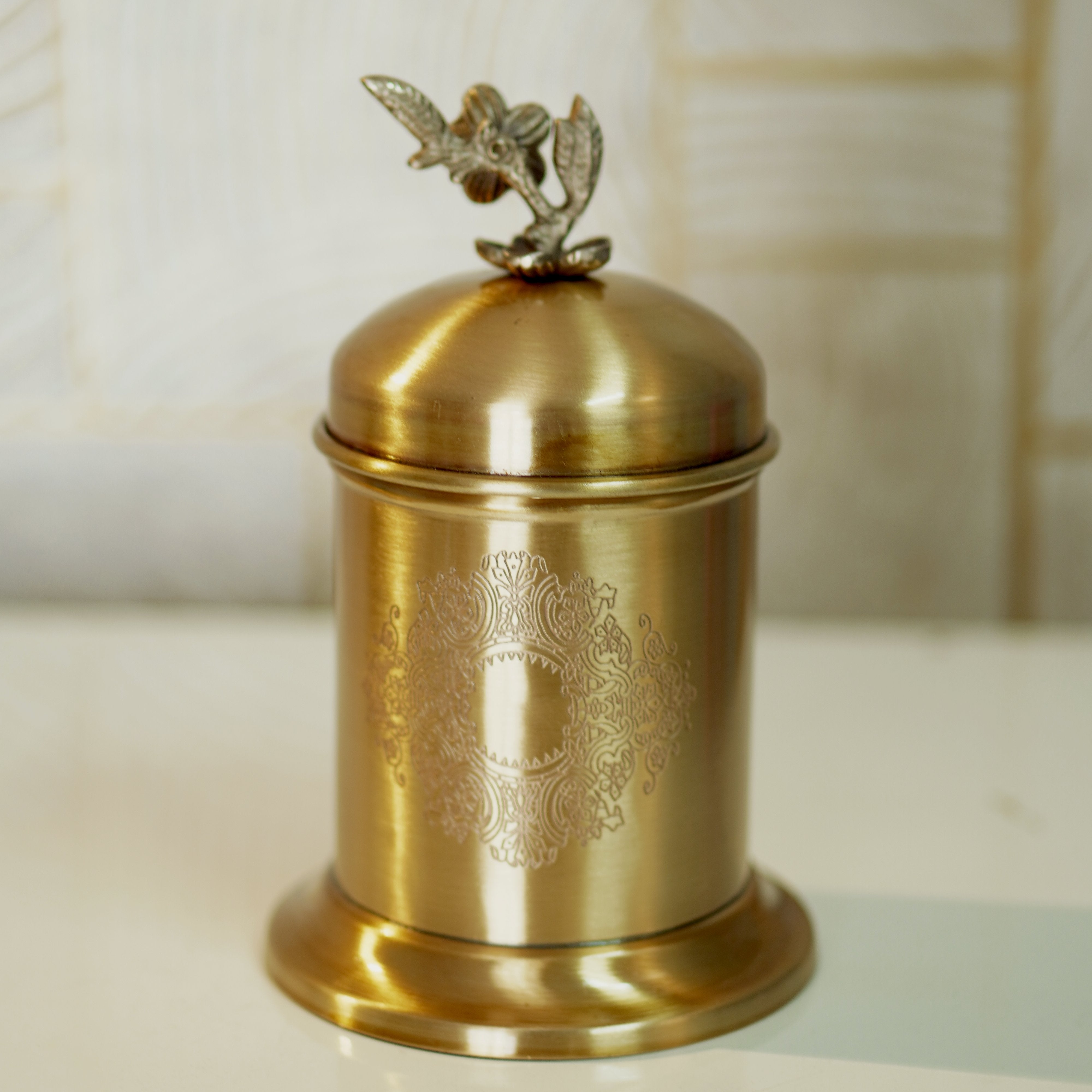 Brass Antique Victoria Jar