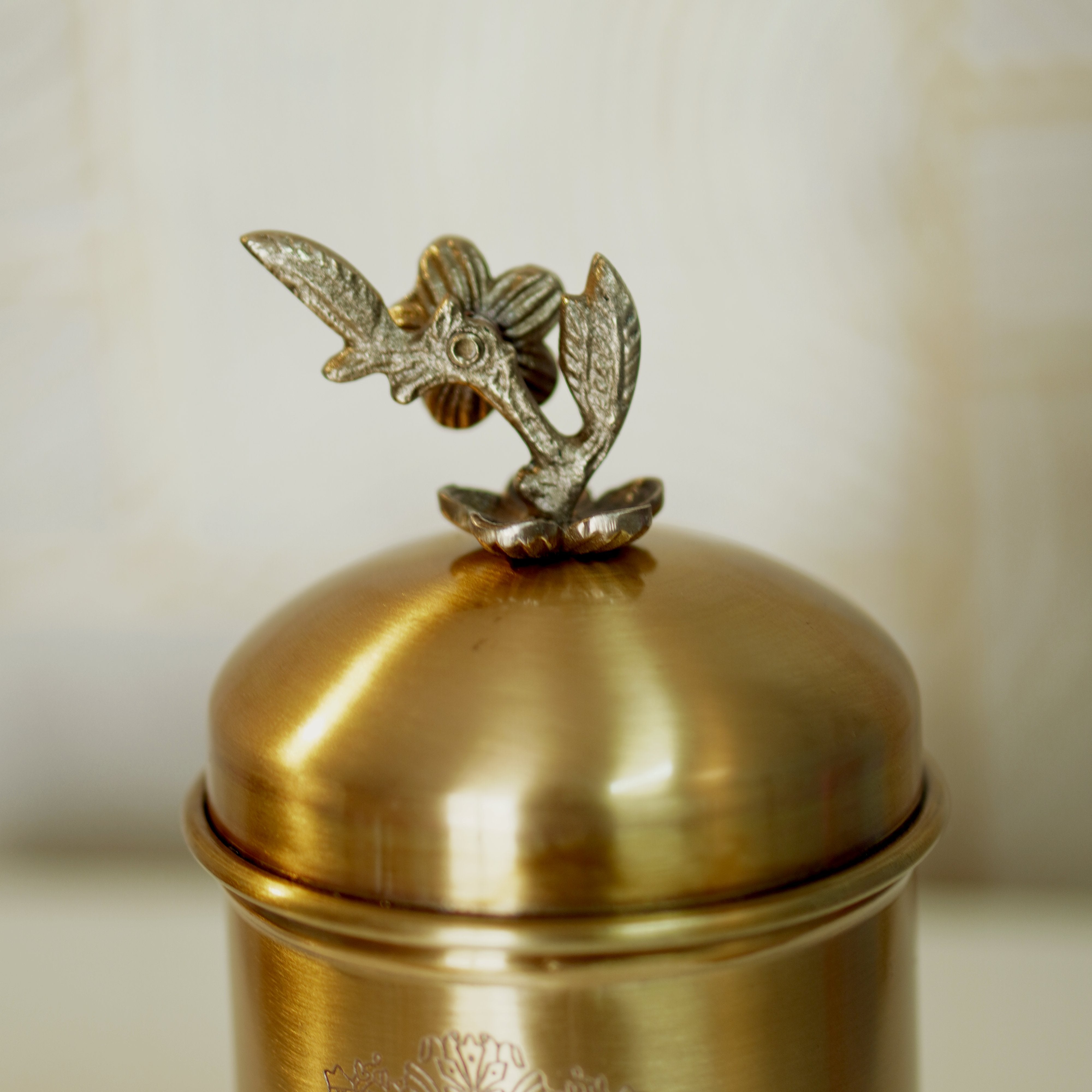 Brass Antique Victoria Jar