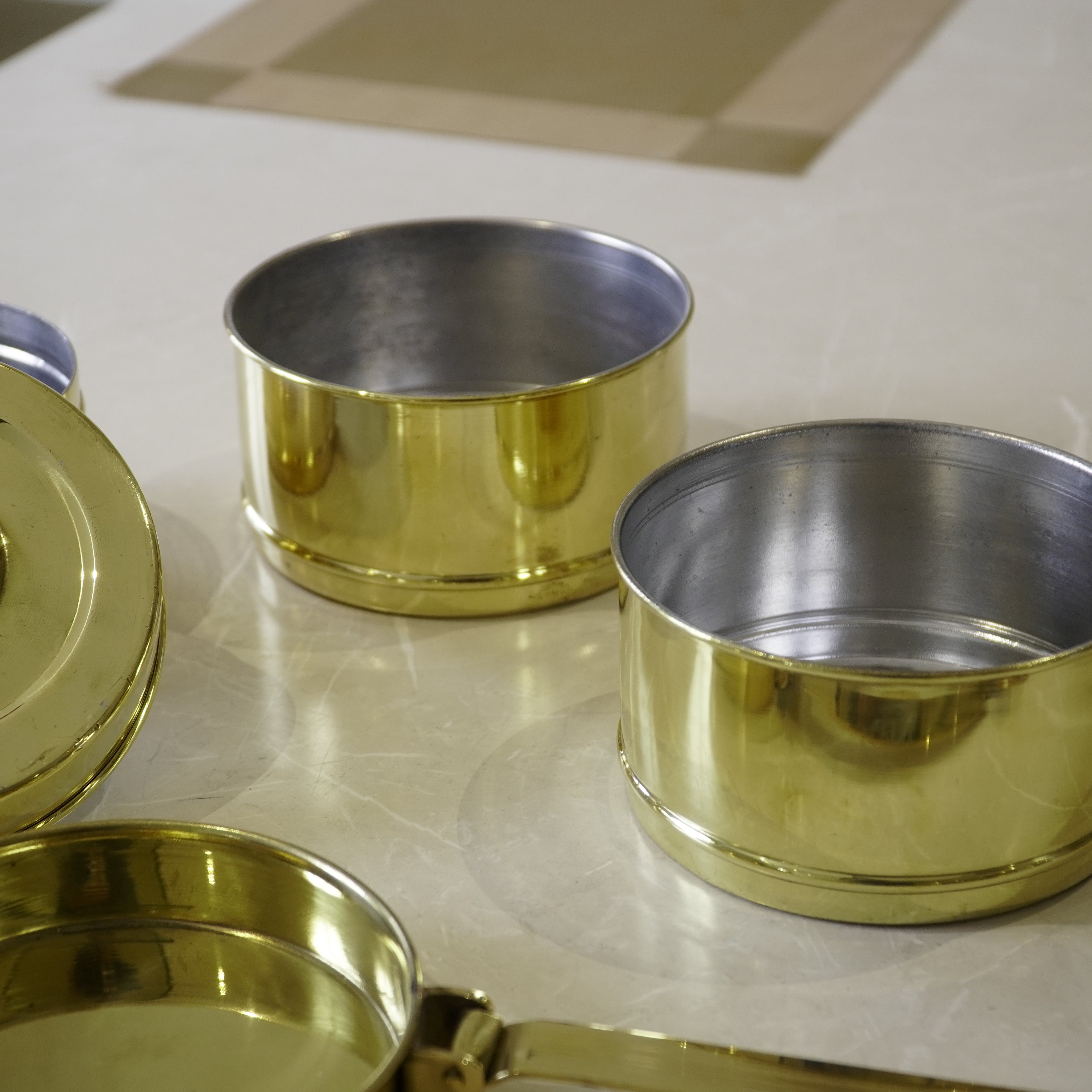Brass Tiffin Box / Lunch Box
