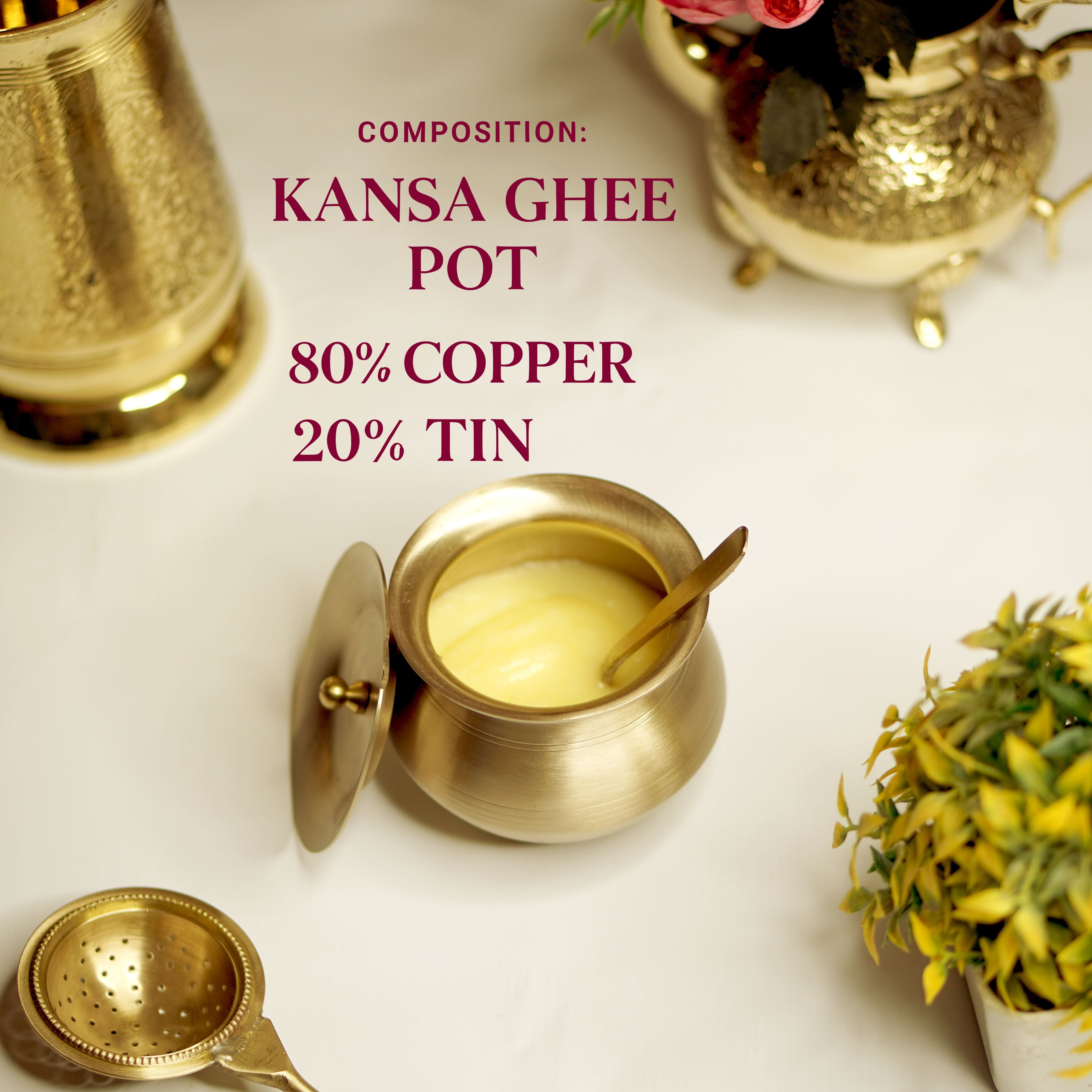 Kansa Ghee Pot