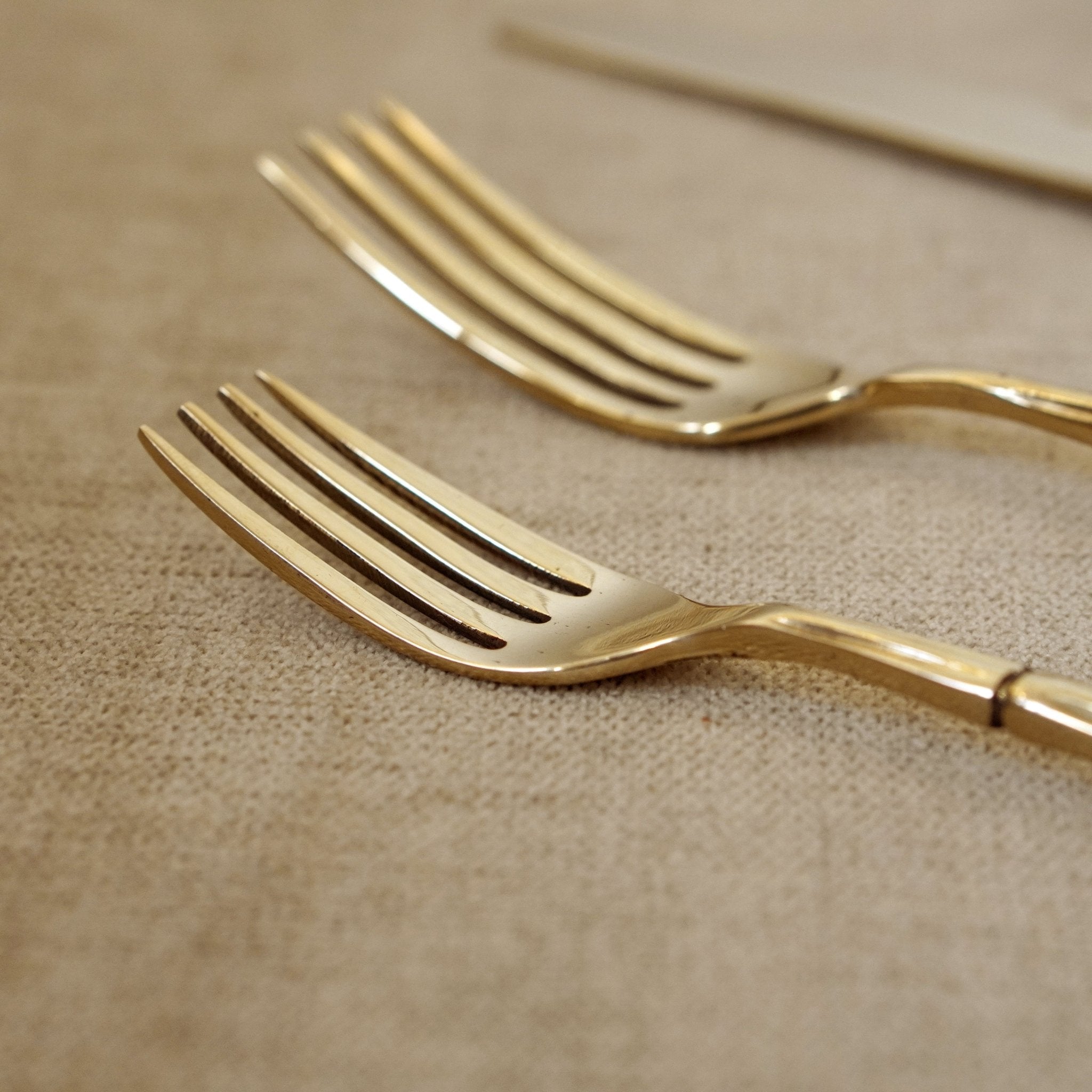 Brass Bamboo Cutlery - Brass Globe -