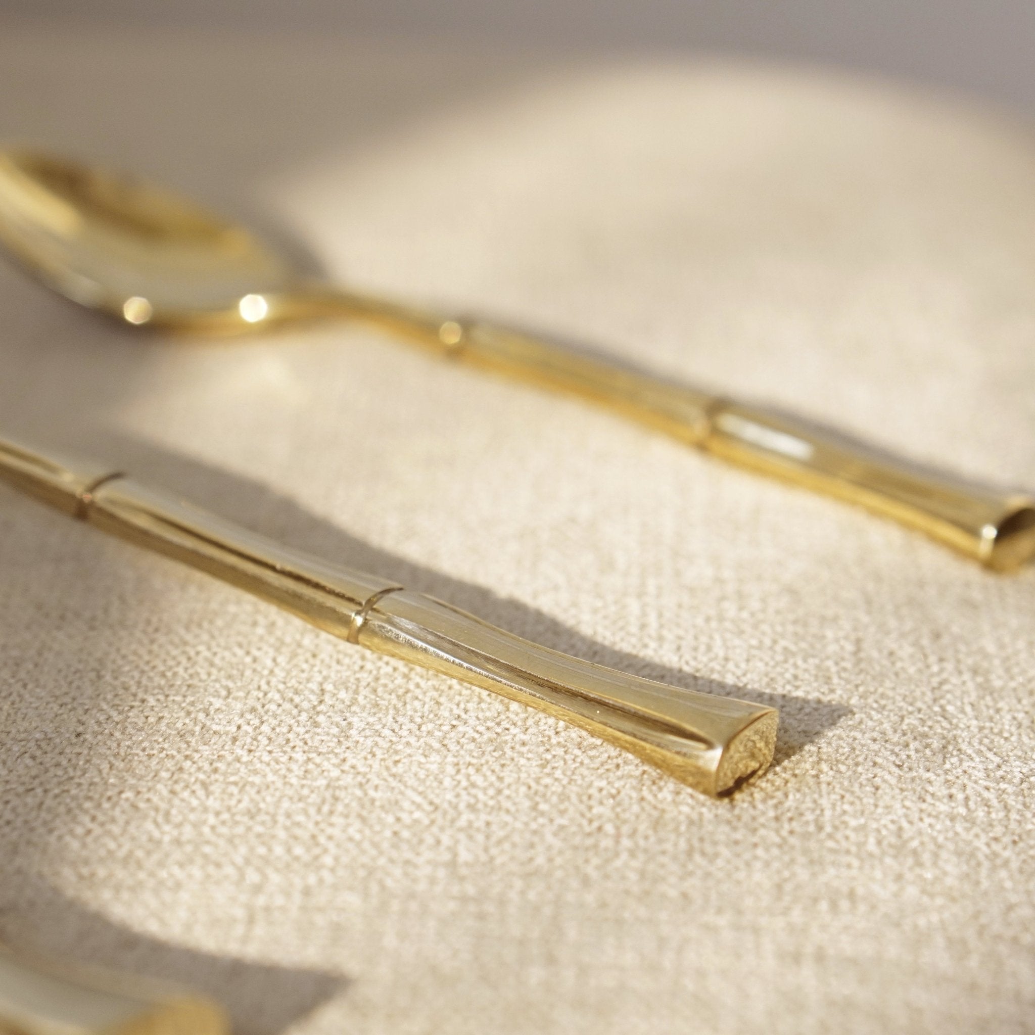 Brass Bamboo Cutlery - Brass Globe -