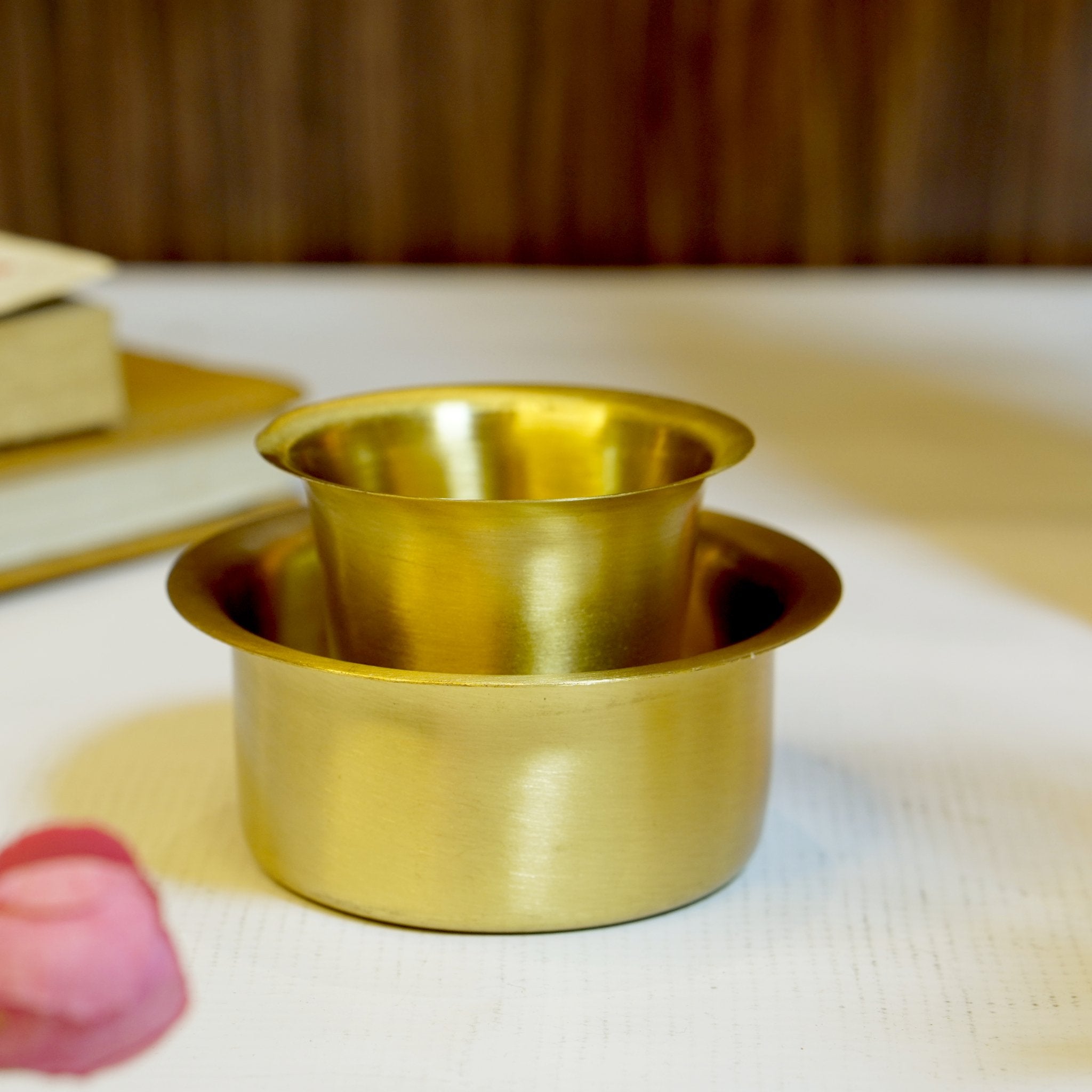 Brass Coffee Dabra Matte Finish - Brass Globe -