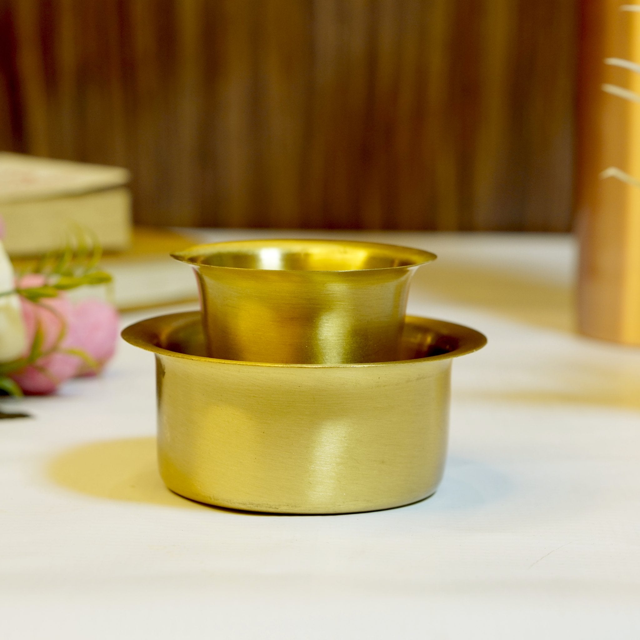 Brass Coffee Dabra Matte Finish - Brass Globe -