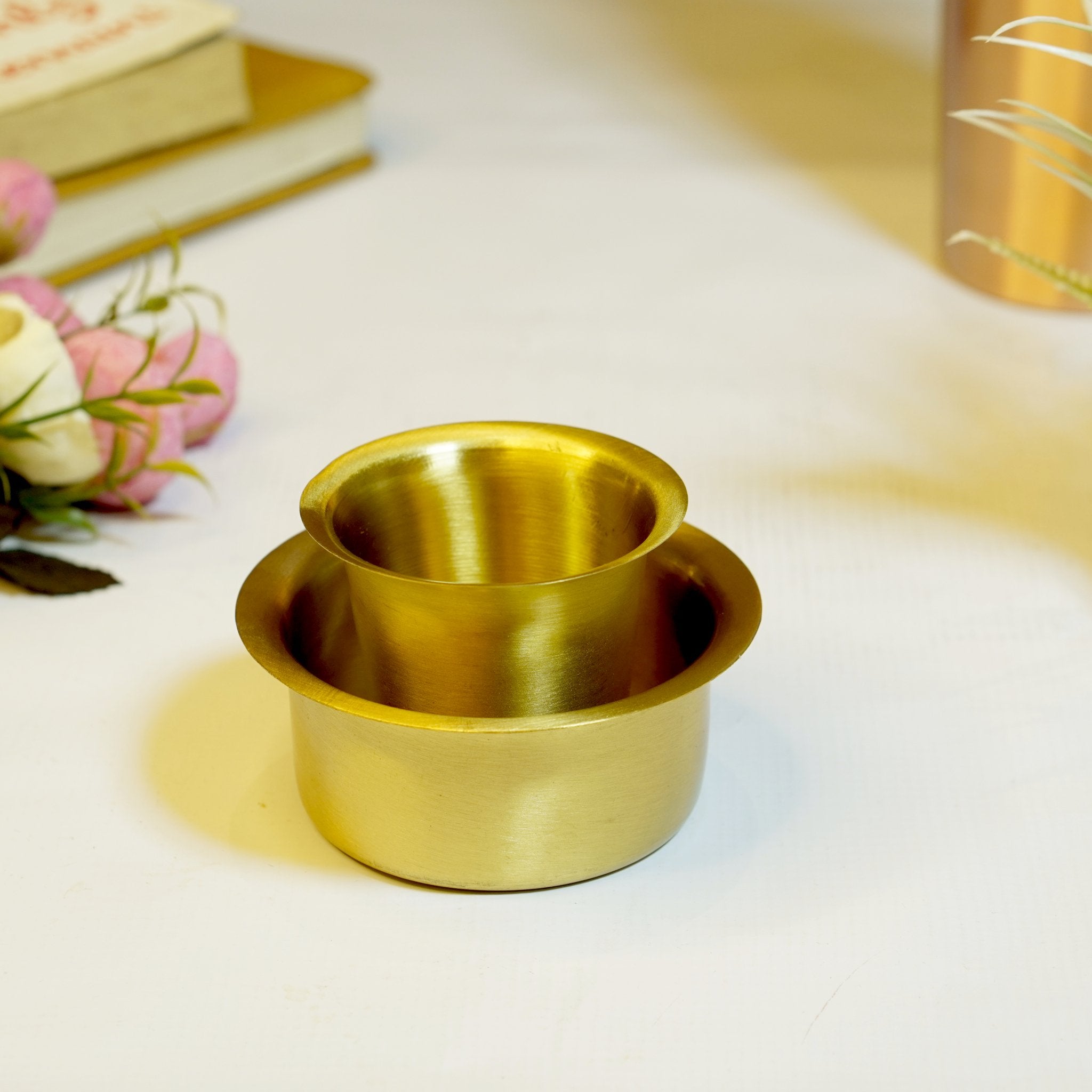 Brass Coffee Dabra Matte Finish - Brass Globe -
