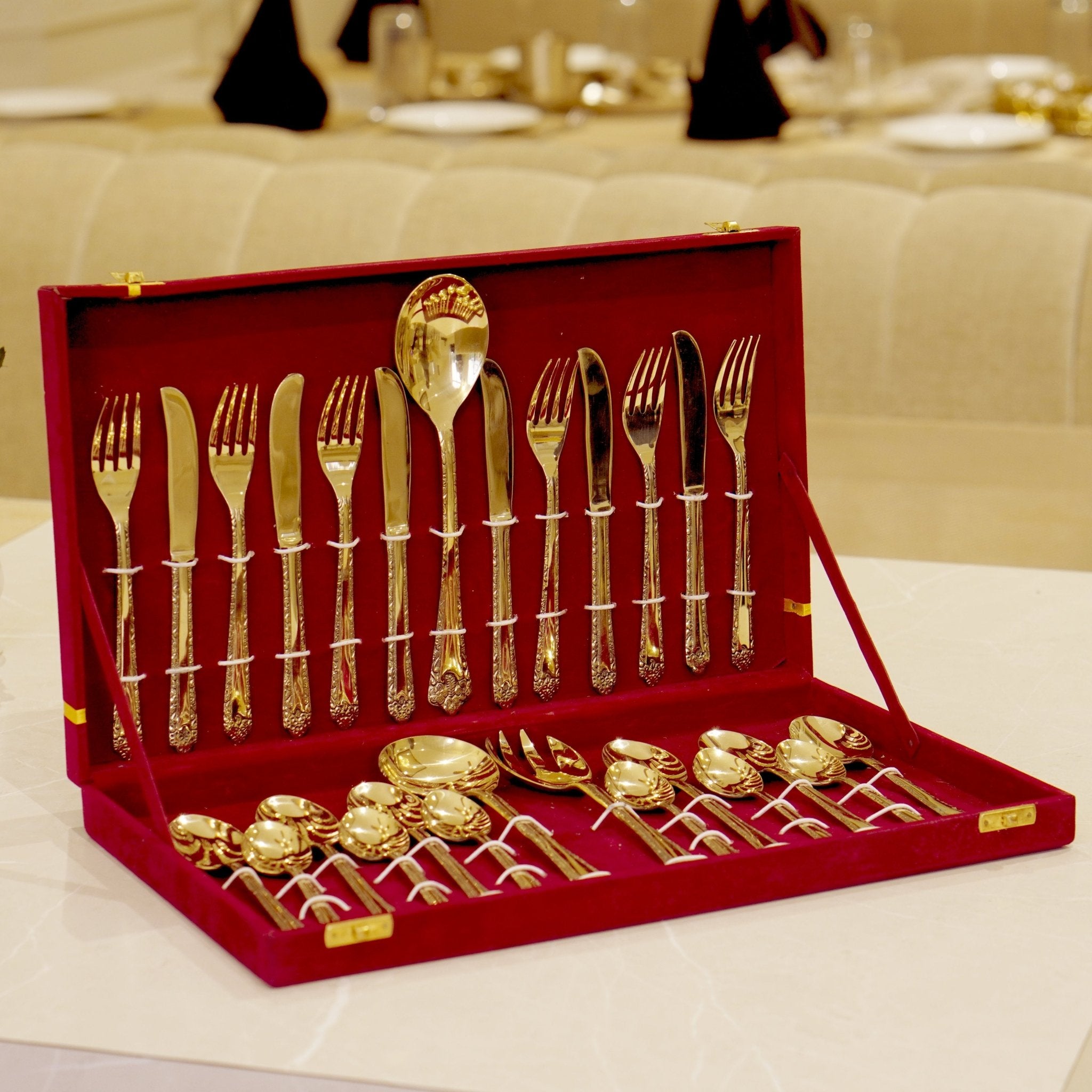 Brass Cutlery Set - Brass Globe -