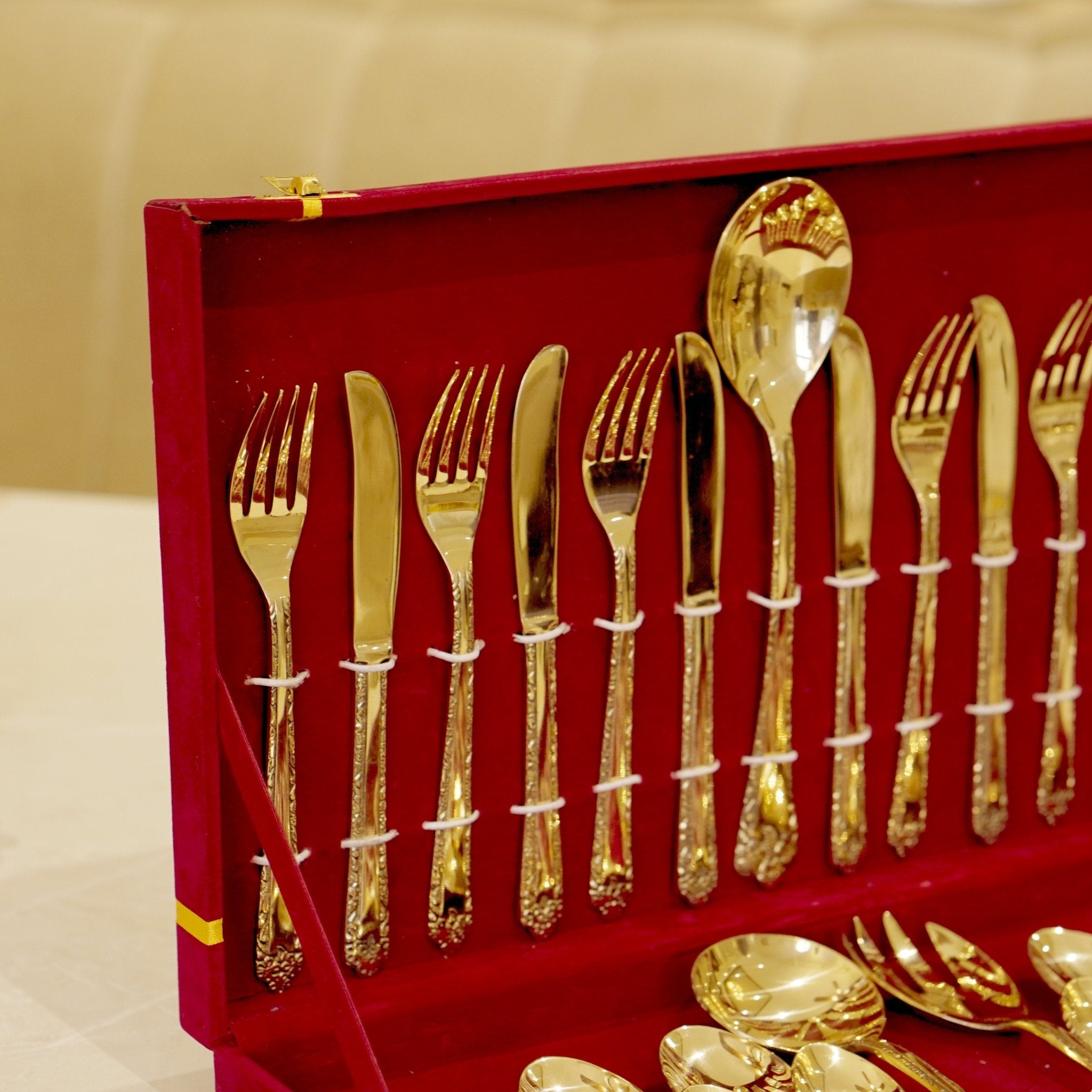 Brass Cutlery Set - Brass Globe -