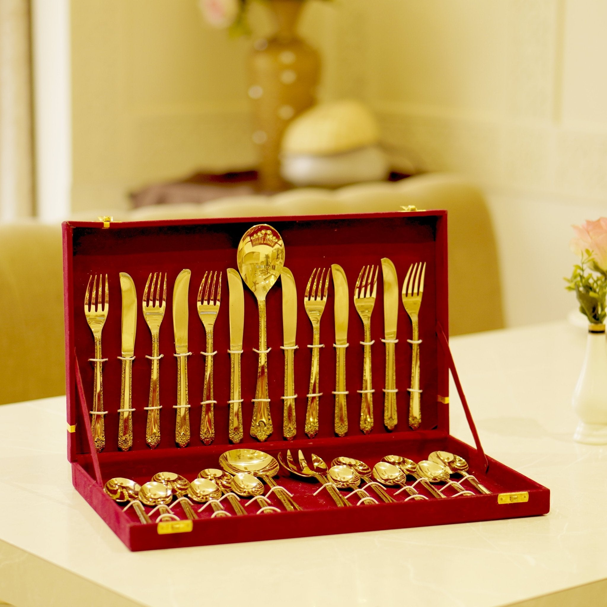 Brass Cutlery Set - Brass Globe -
