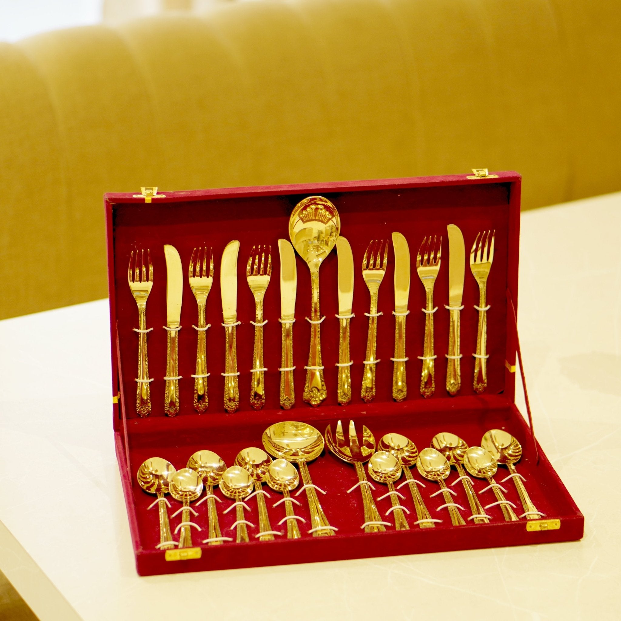 Brass Cutlery Set - Brass Globe -