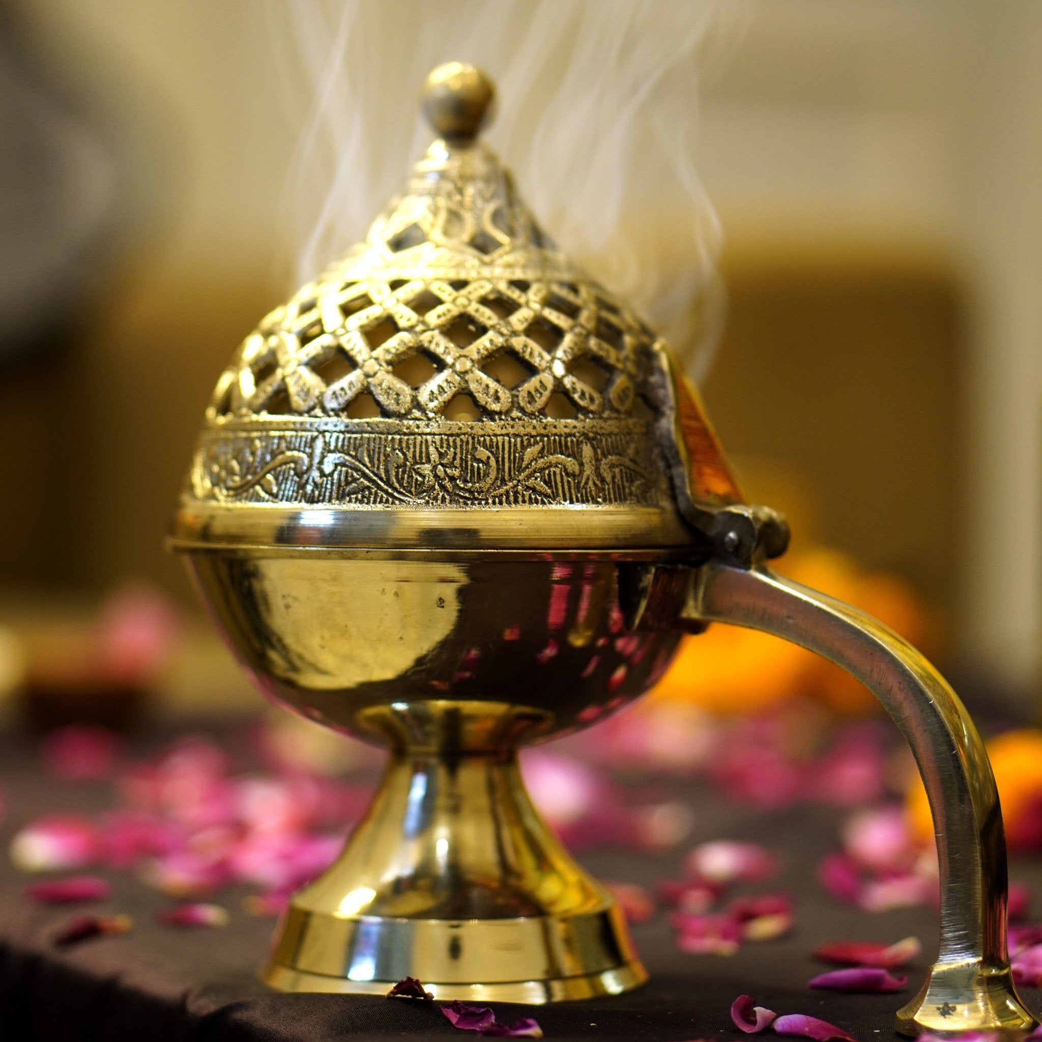 Brass Dhupdaan - Brass Globe -