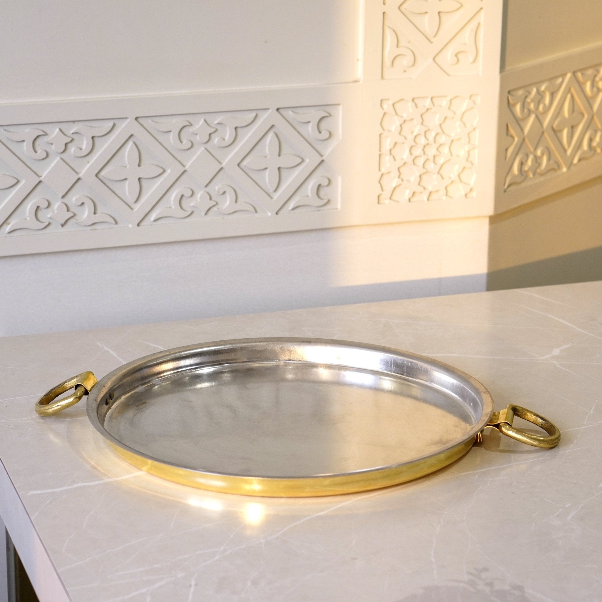 Brass Dosa Tawa - Brass Globe -