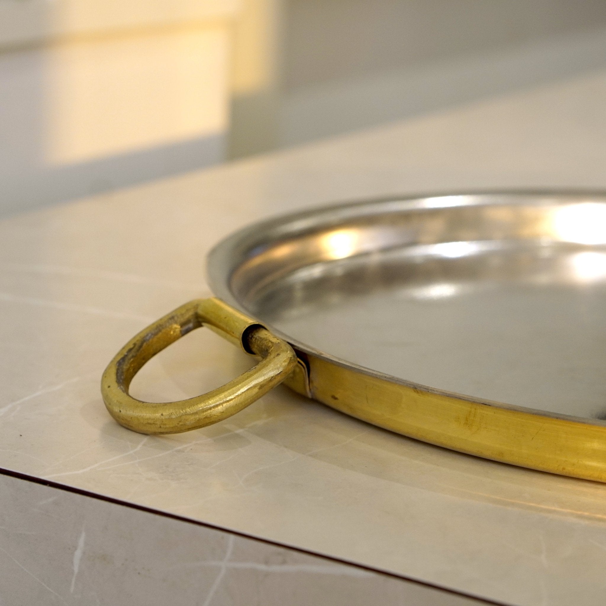 Brass Dosa Tawa - Brass Globe -