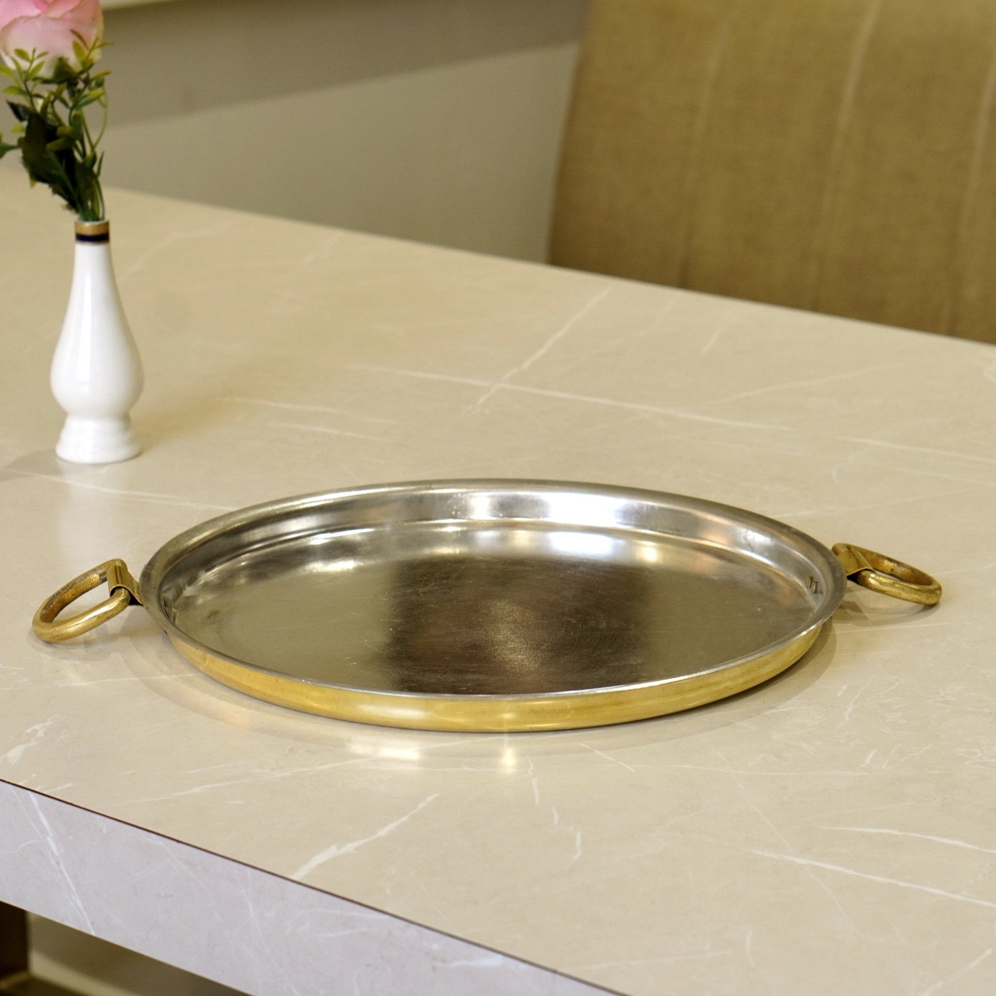 Brass Dosa Tawa - Brass Globe -