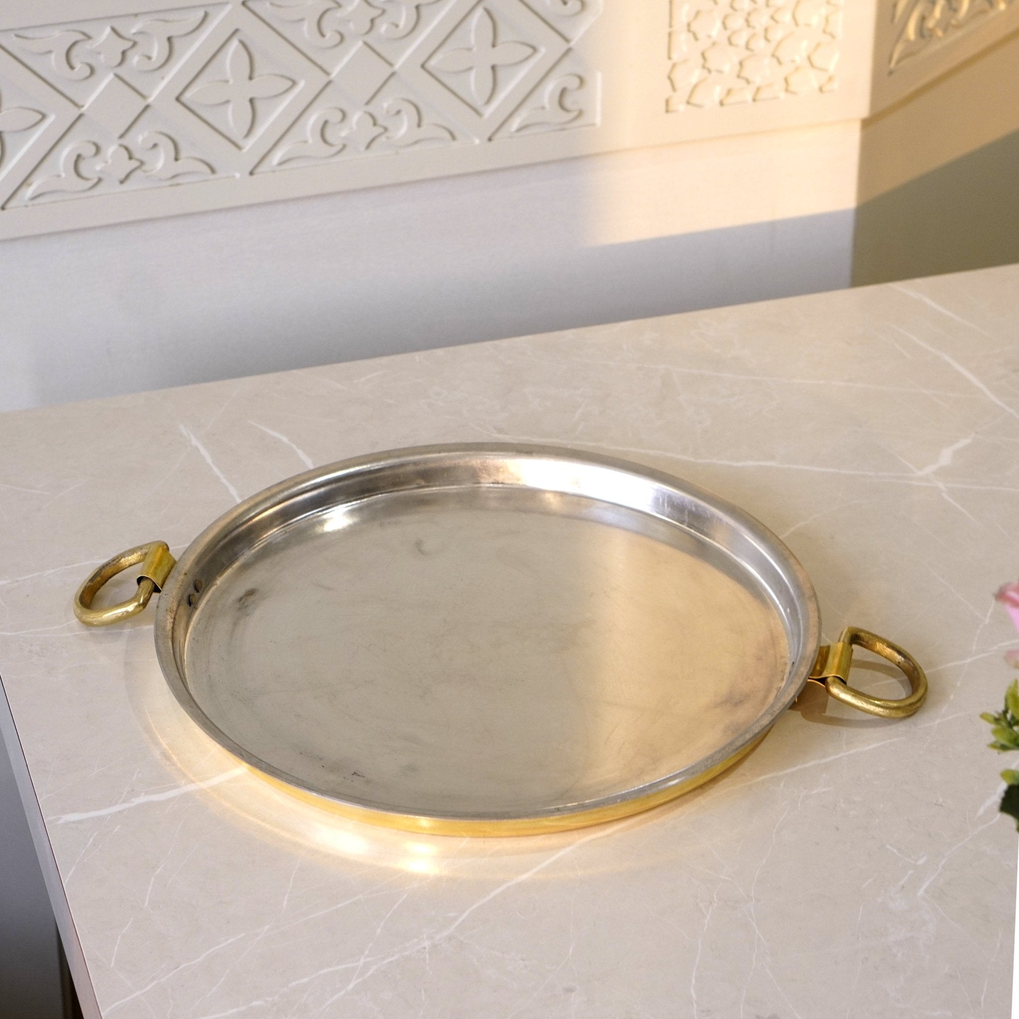 Brass Dosa Tawa - Brass Globe -