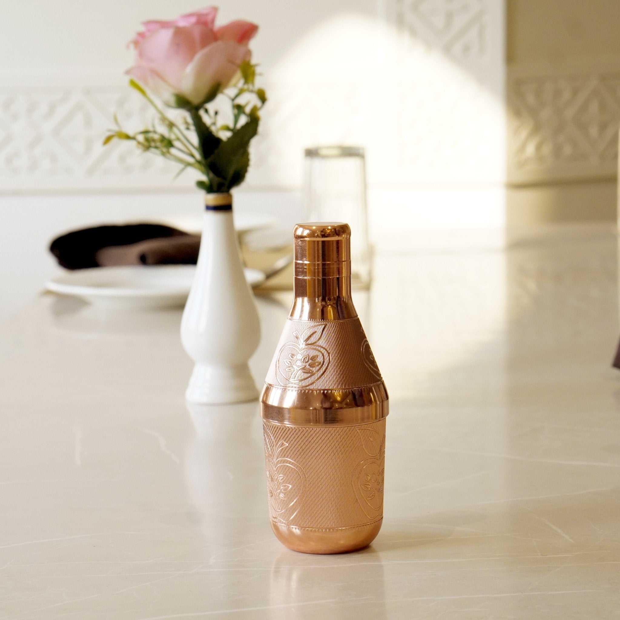 Brass Mukhwas Bottle - Brass Globe -