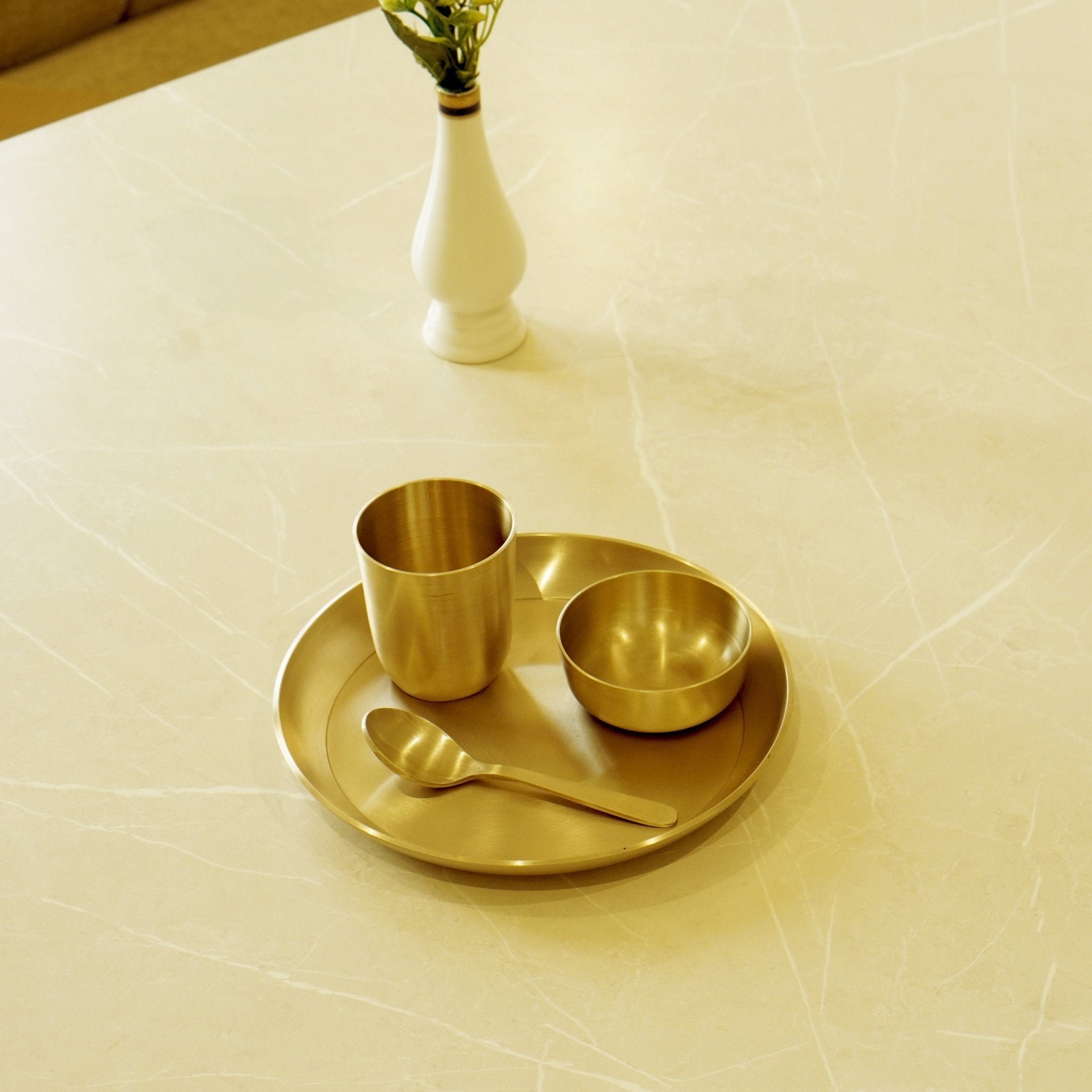 Bronze / Kansa Baby Set (Pack of 4) - Brass Globe -