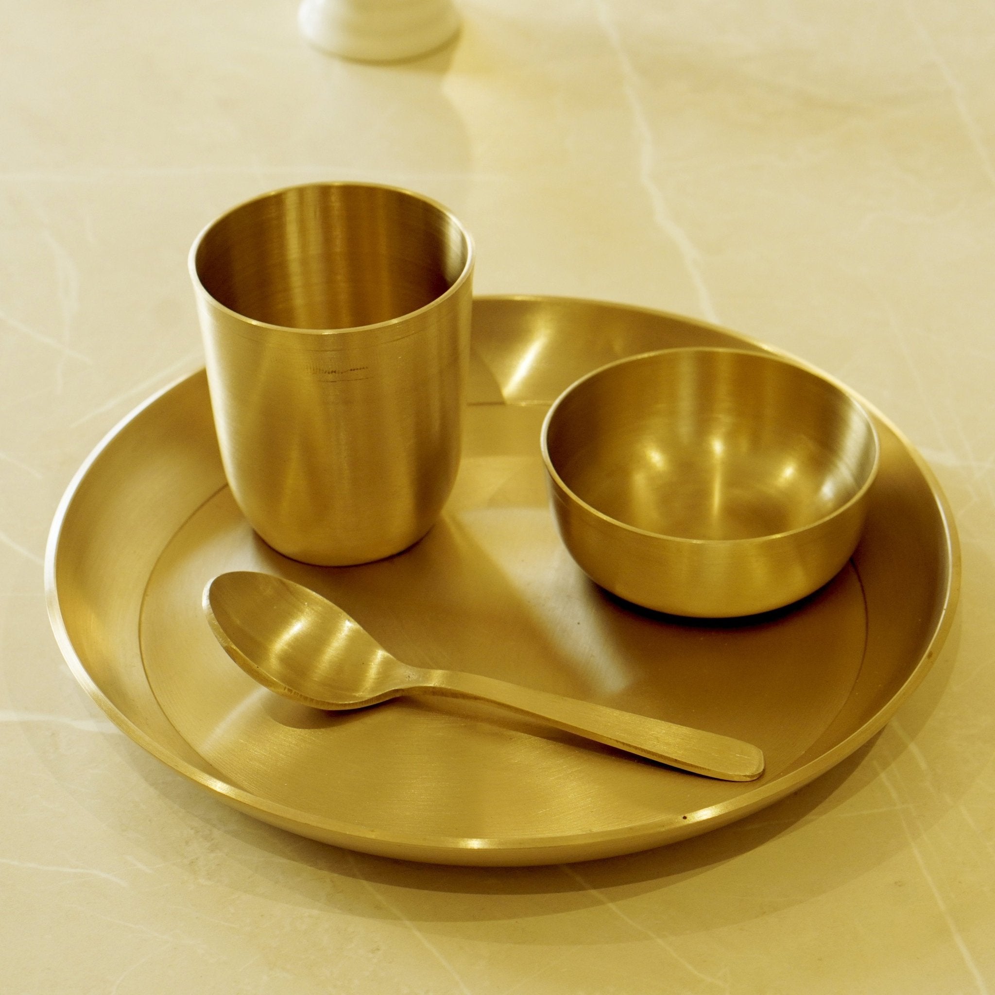 Bronze / Kansa Baby Set (Pack of 4) - Brass Globe -