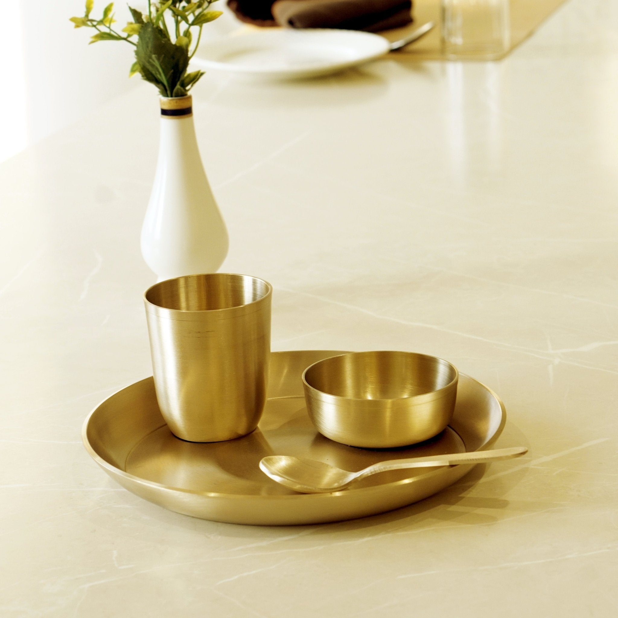 Bronze / Kansa Baby Set (Pack of 4) - Brass Globe -