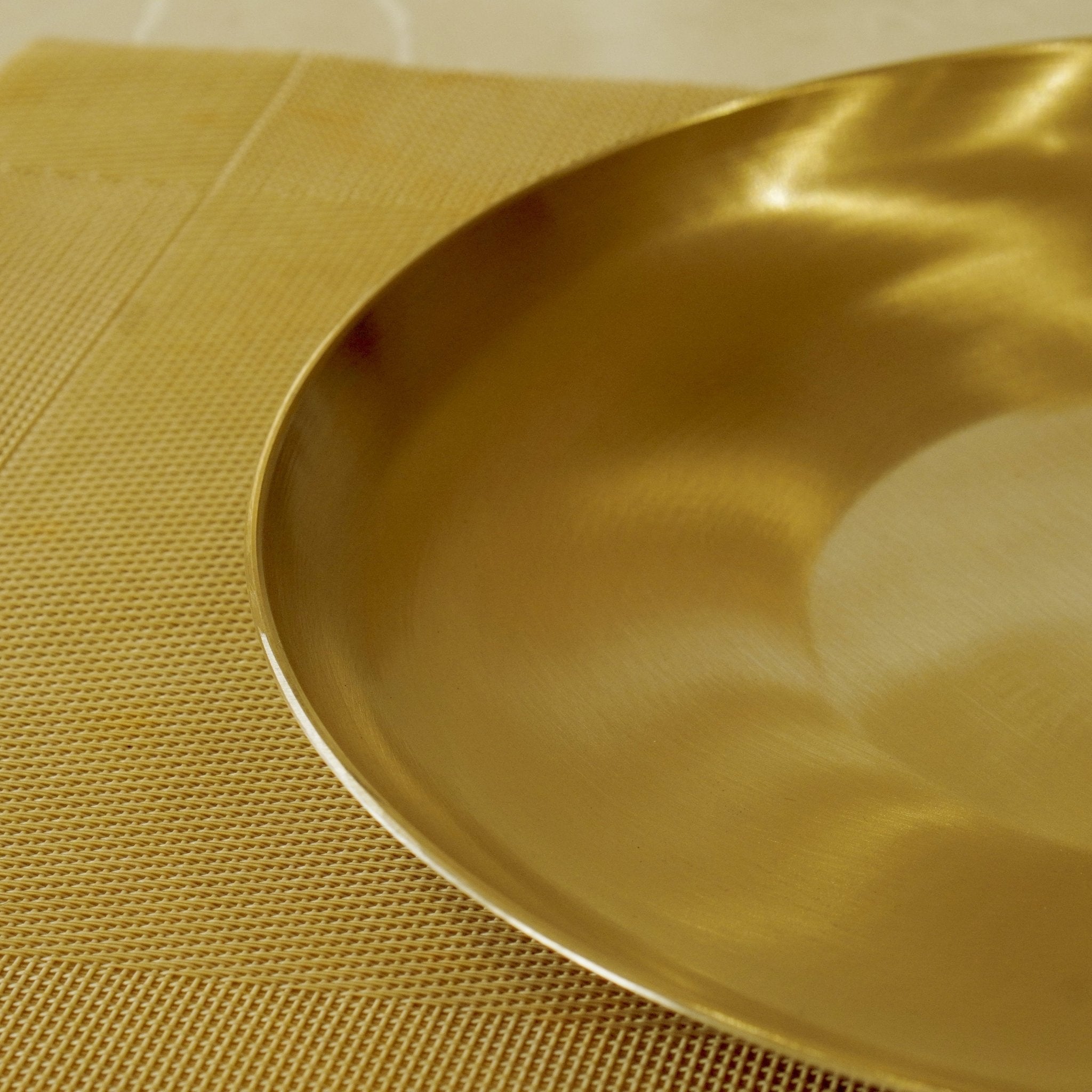 Bronze / kansa dosa plate - Brass Globe -