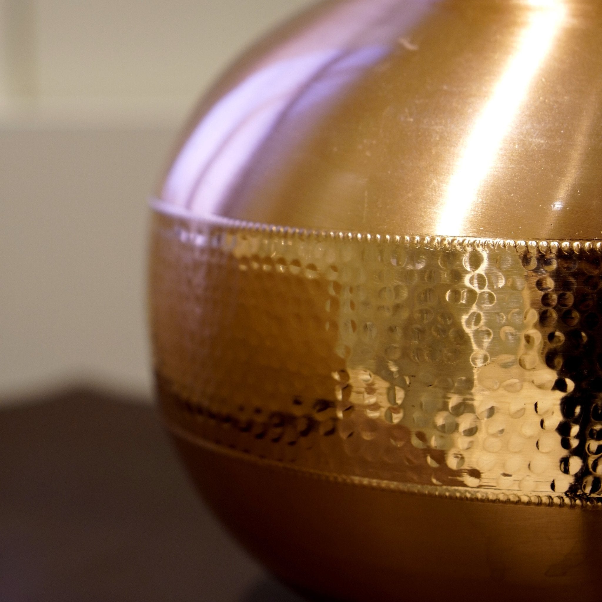 Copper Matki Water Pot / Kalash | Copper Pitcher - Brass Globe -