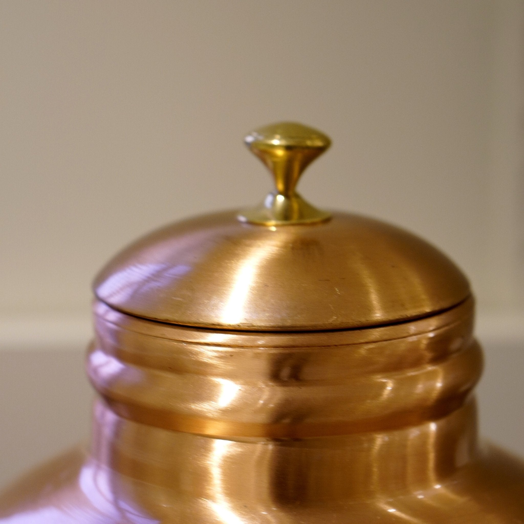 Copper Matki Water Pot / Kalash | Copper Pitcher - Brass Globe -