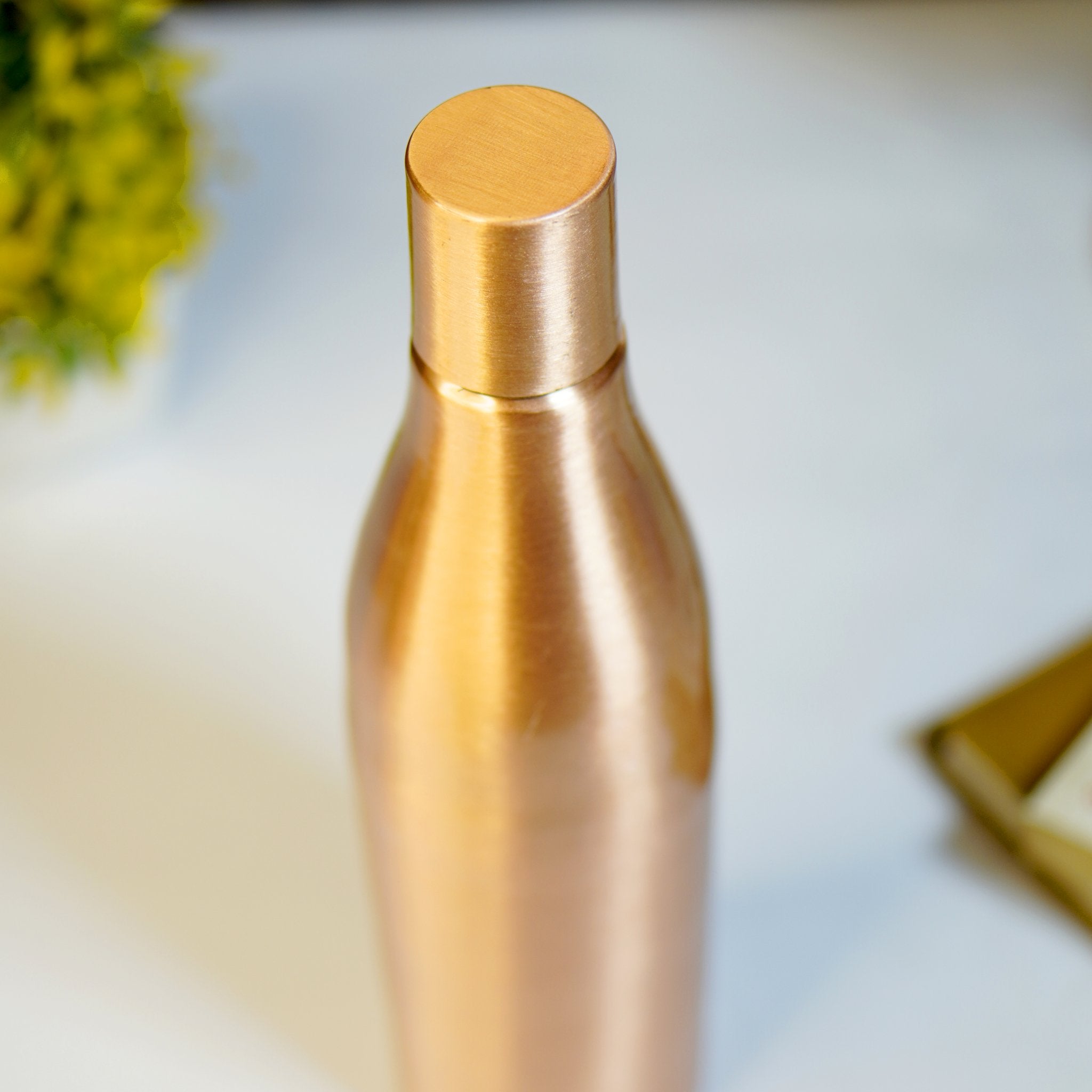 Copper water bottle - Brass Globe -