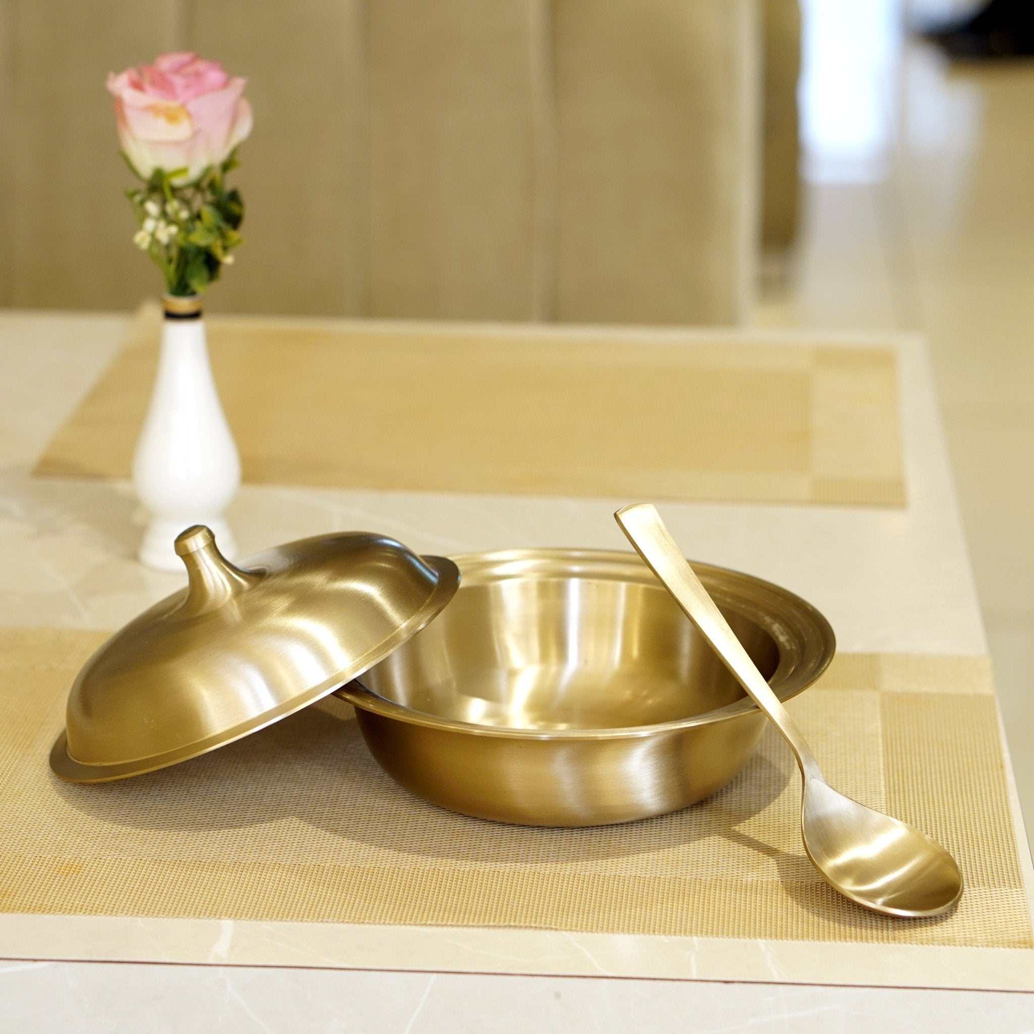 Kansa Bronze Casserole (Donga / Bowl) - Brass Globe -
