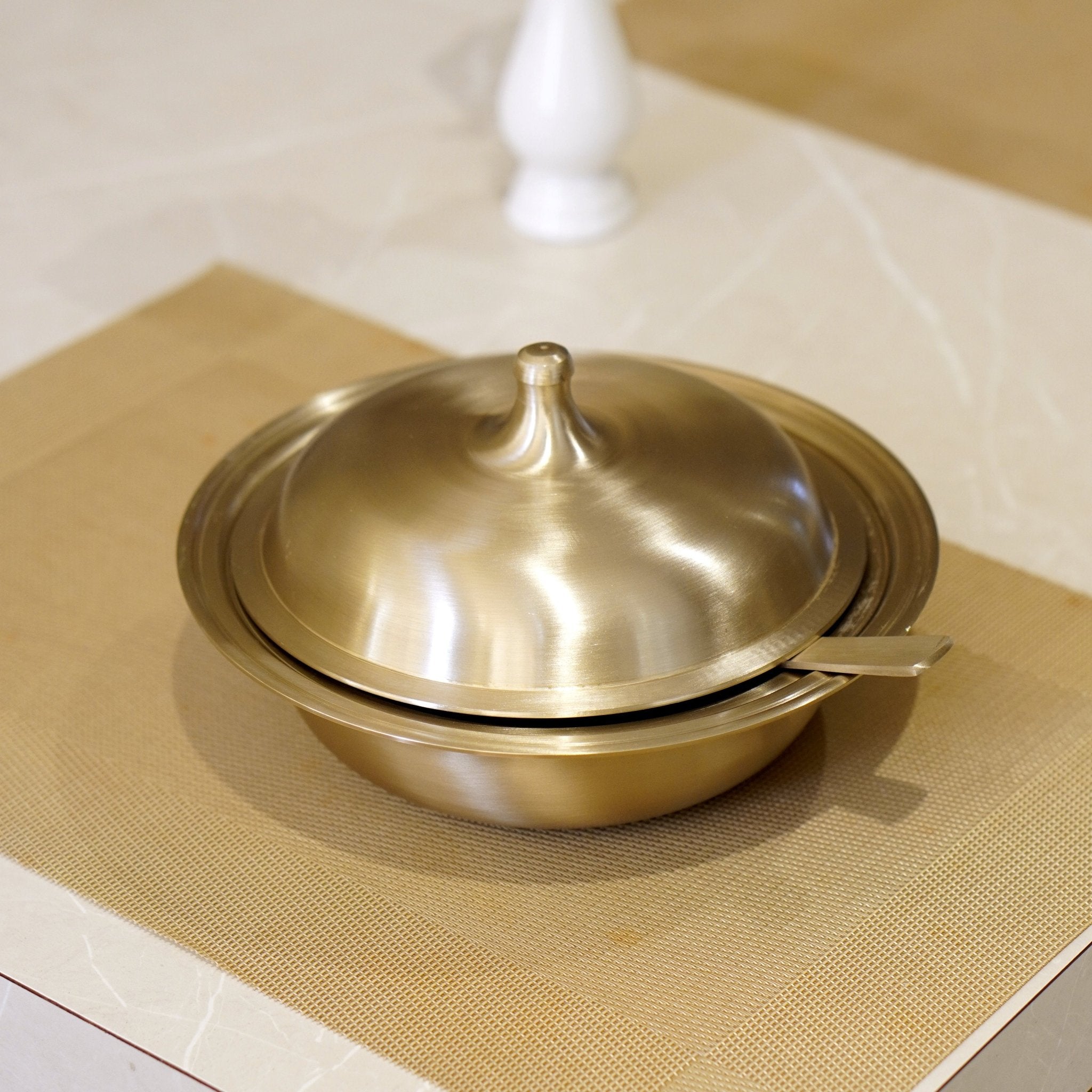 Kansa Bronze Casserole (Donga / Bowl) - Brass Globe -