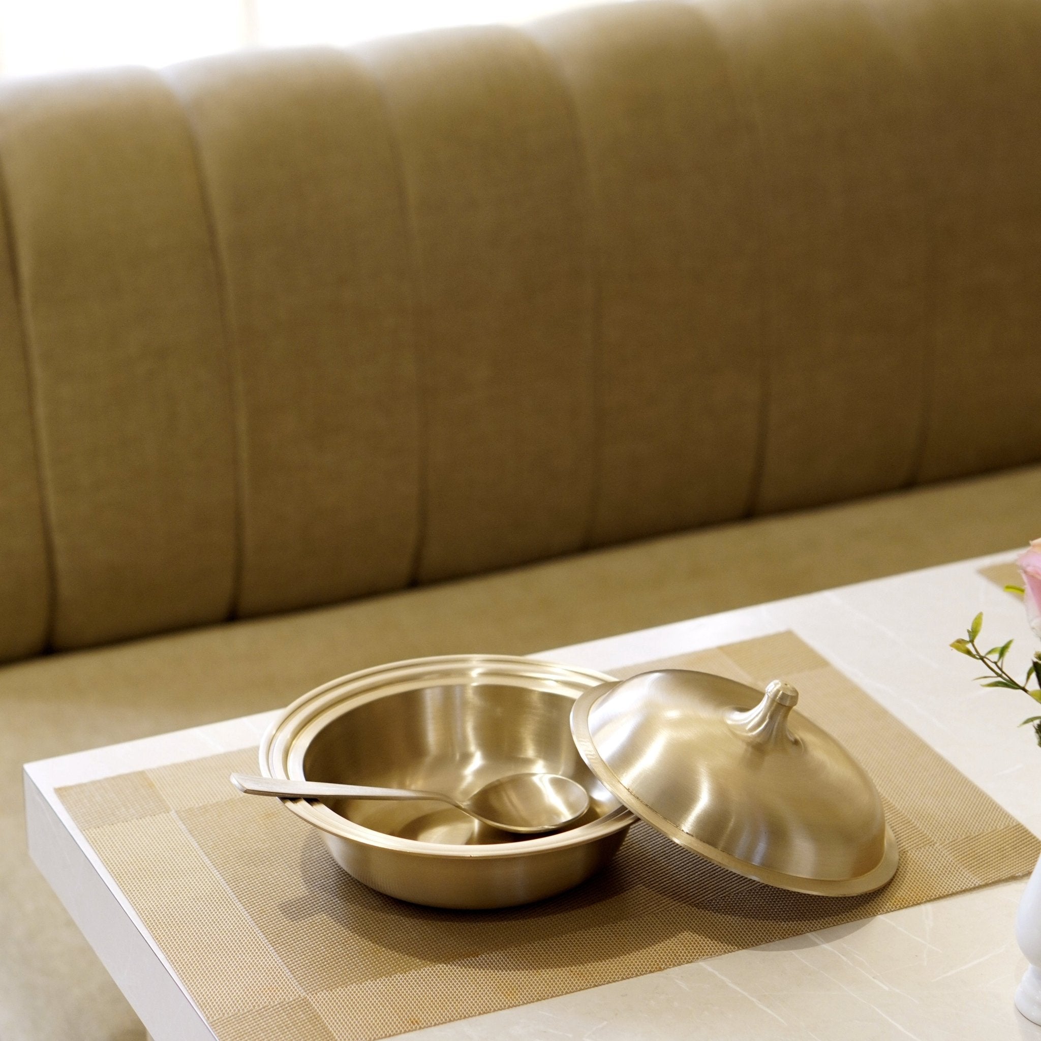 Kansa Bronze Casserole (Donga / Bowl) - Brass Globe -