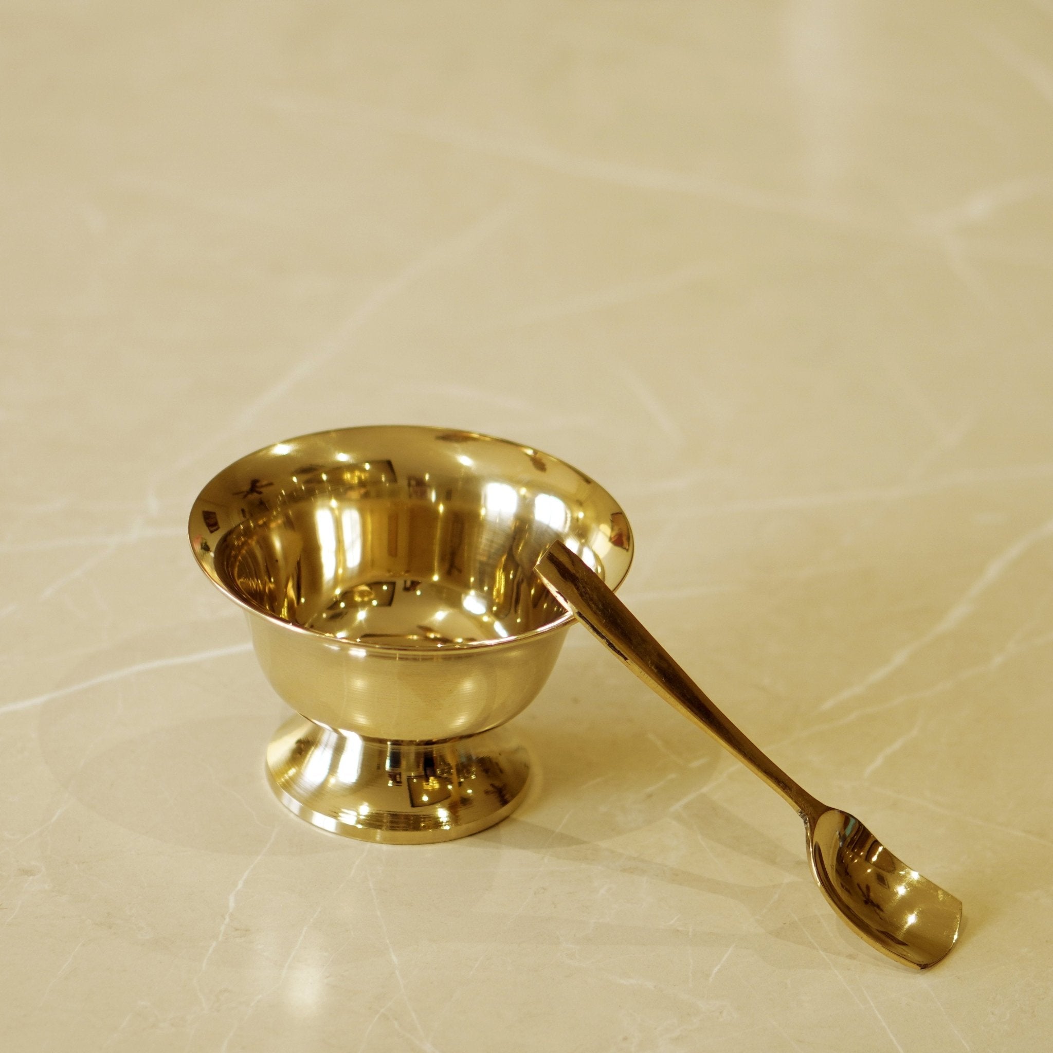 Kansa / Bronze Sweet / Rasgulla / Kheer Bowl - Brass Globe -