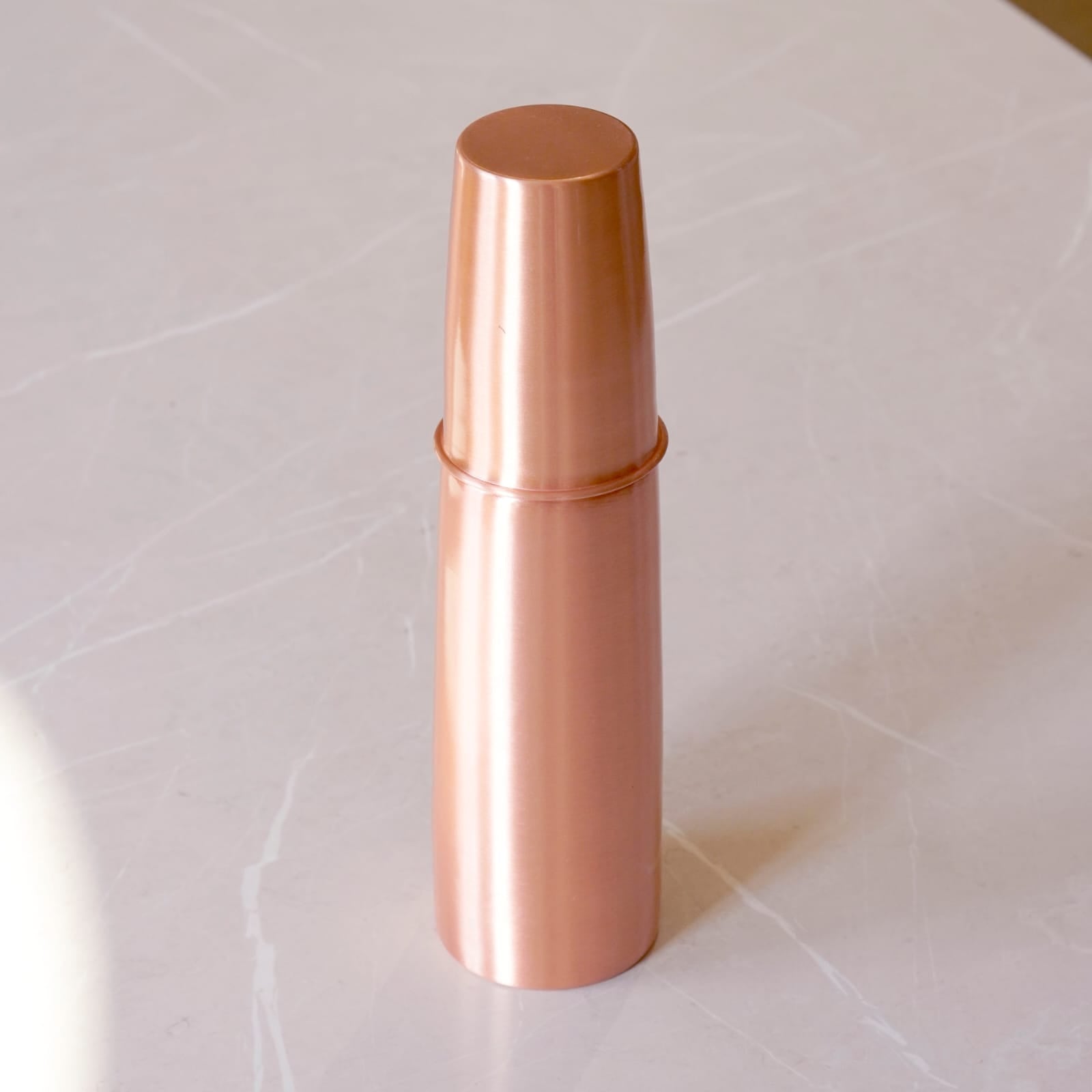 Copper Bottle with Glass