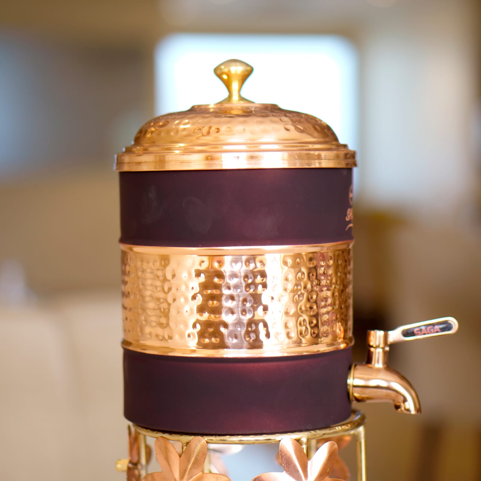 Copper Cherry Red Dispenser