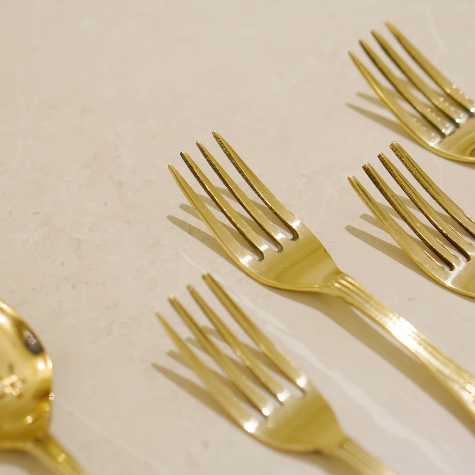 Brass Fork Set of 6