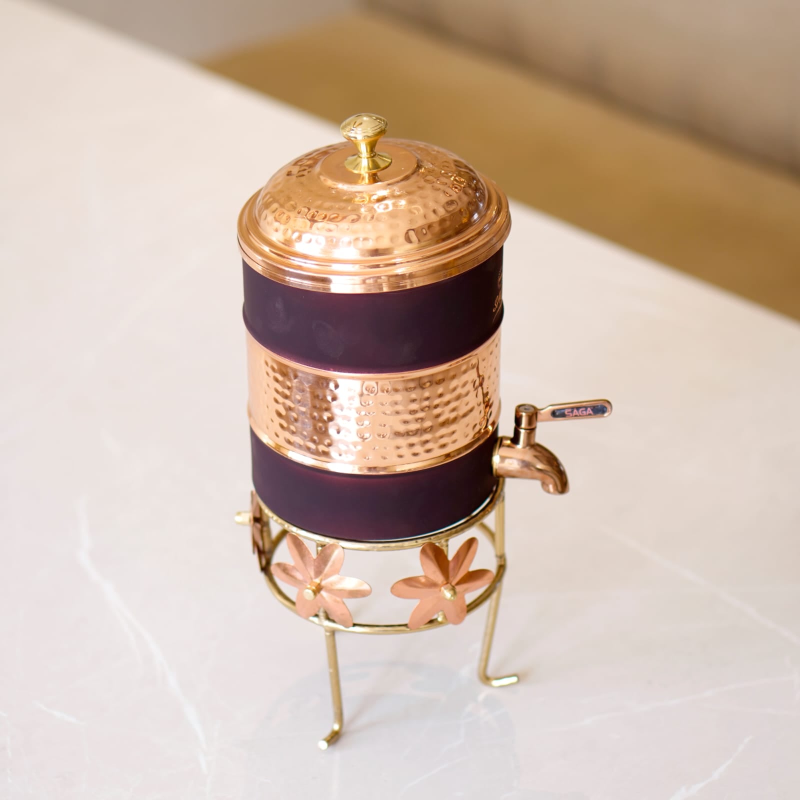 Copper Cherry Red Dispenser