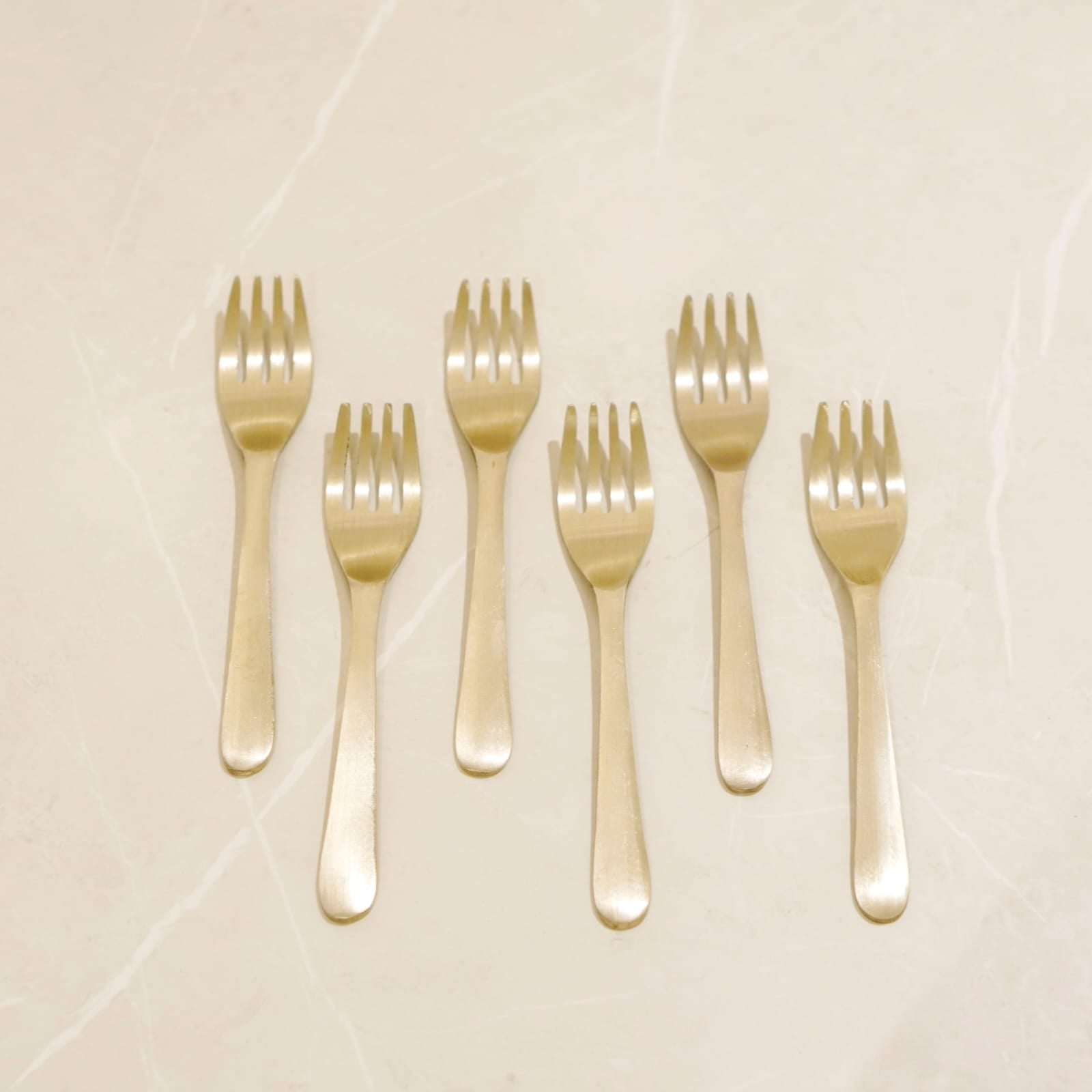 Bronze / Kansa Fork Set of 6