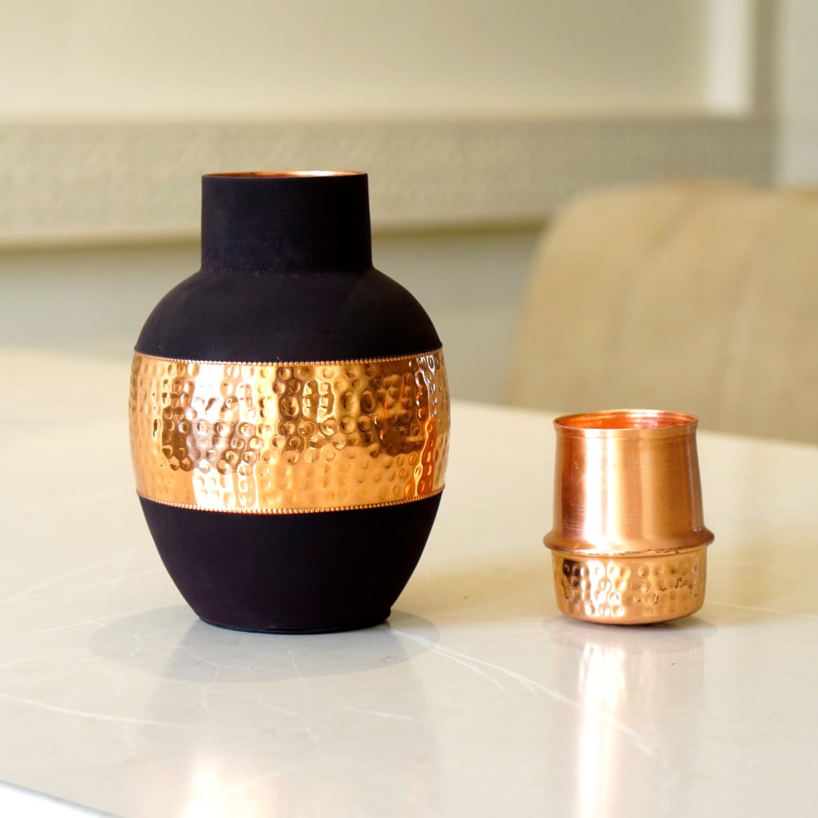 Copper Rajwadi Matka