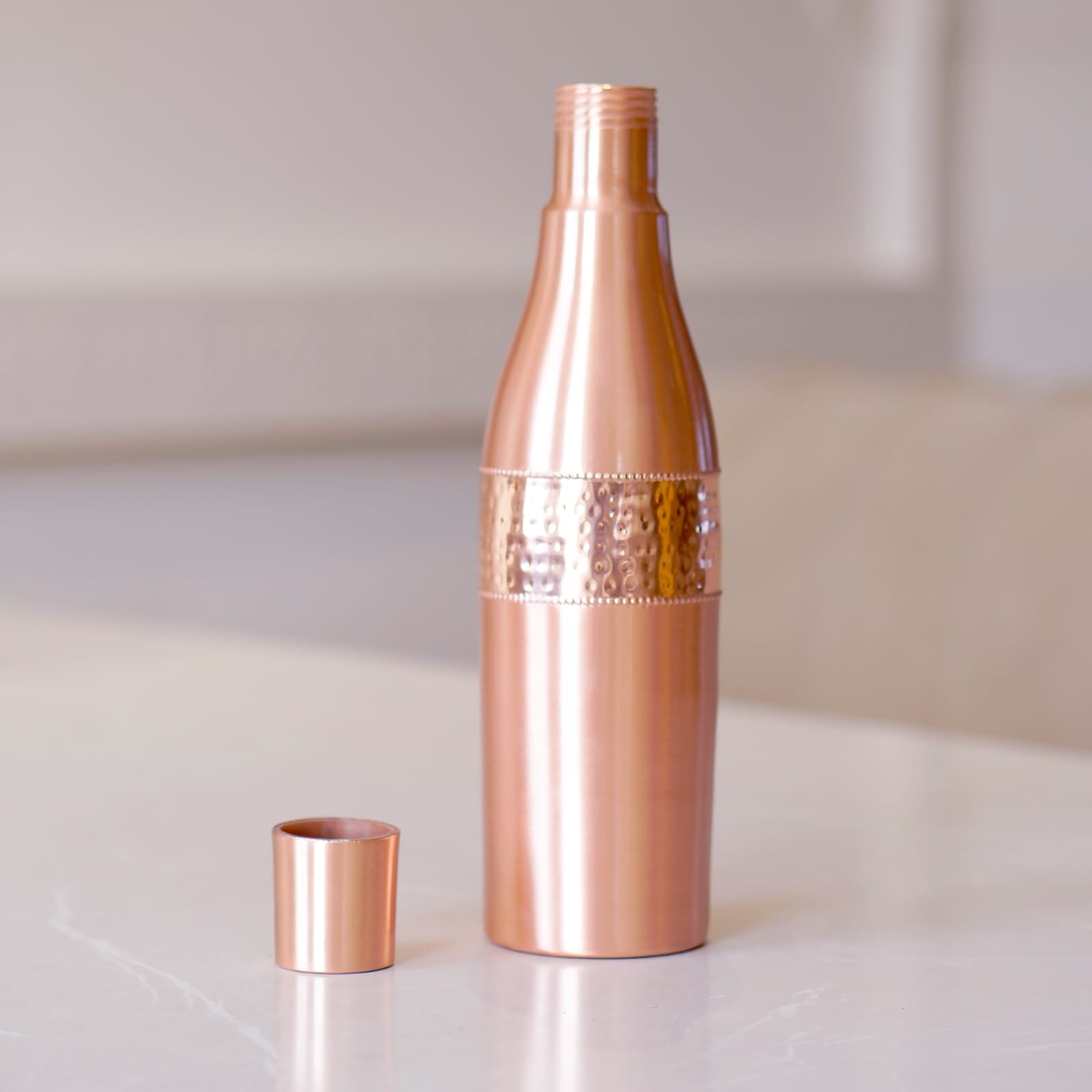 Sleek Copper Bottle