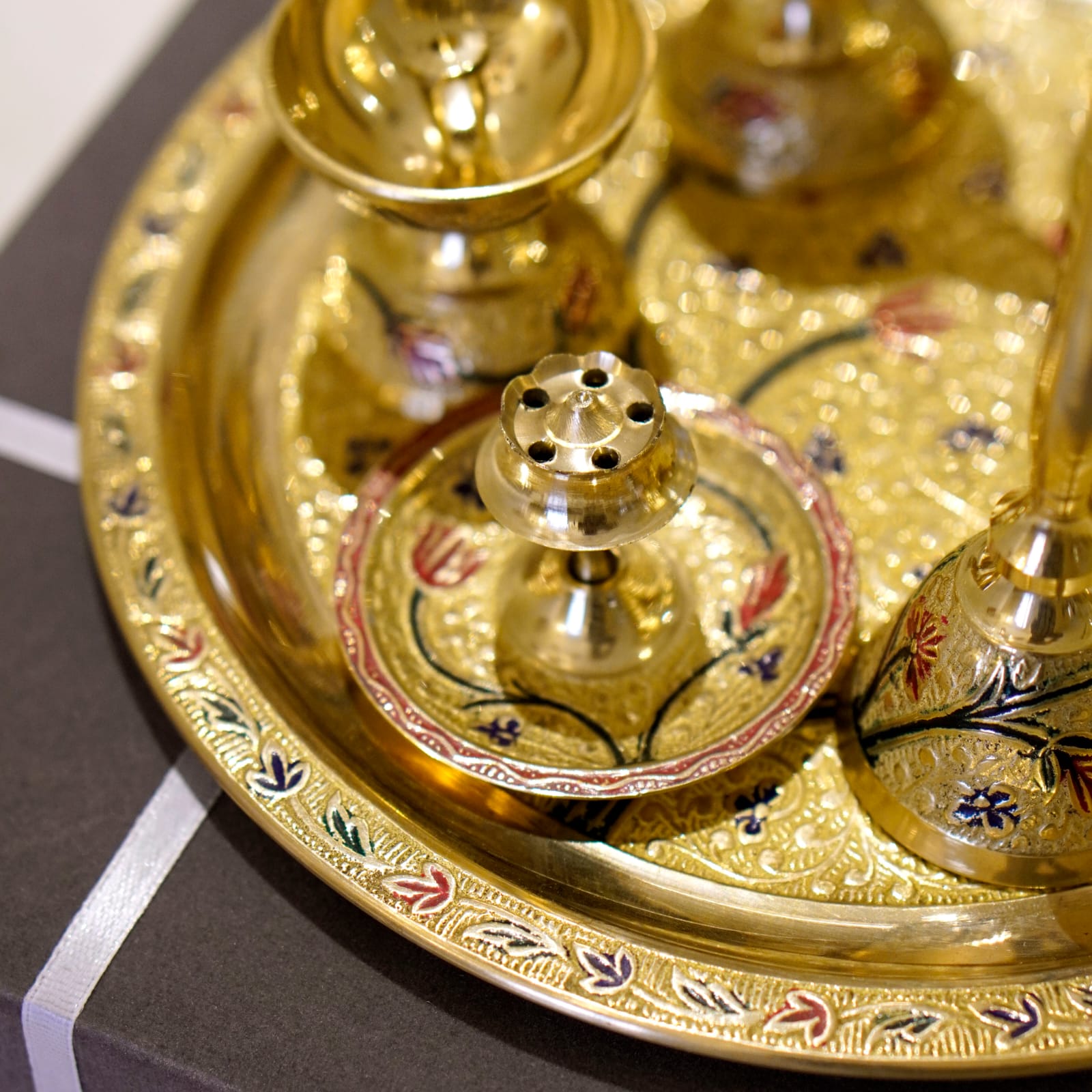 Meenakari Pooja (Set of 7) 8 inch