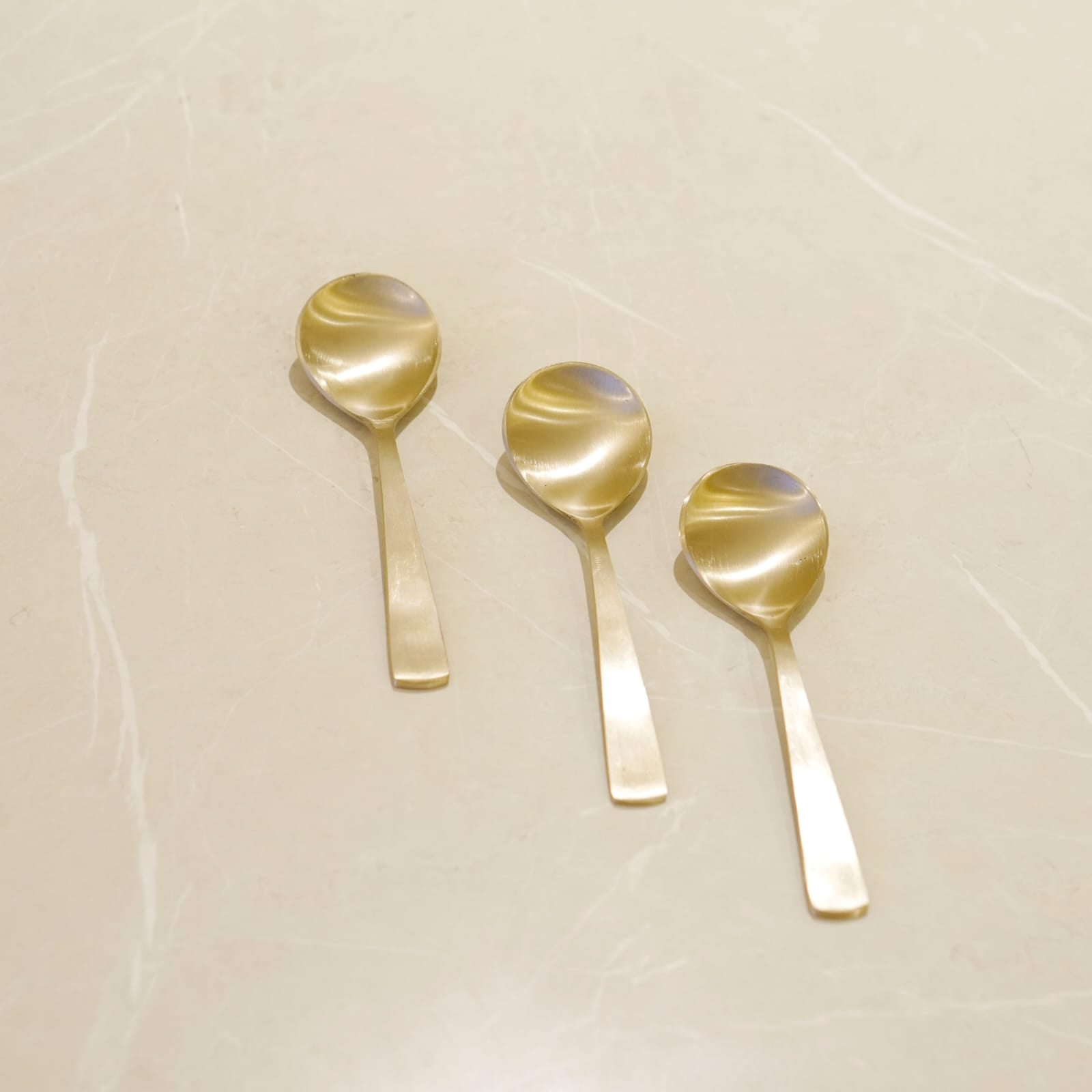 Bronze / Kansa Serving Spoon Set of 3