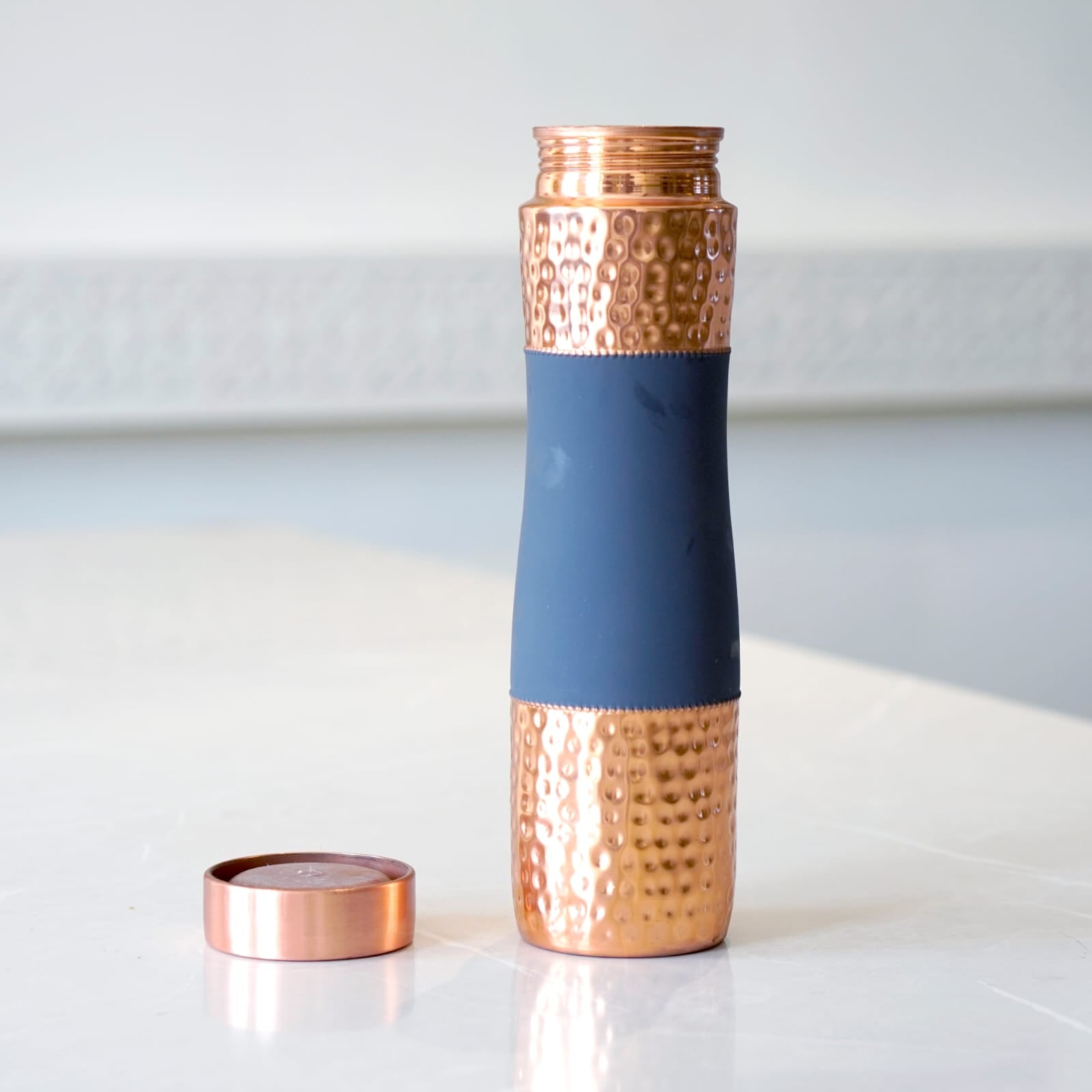 Curved Copper Bottle
