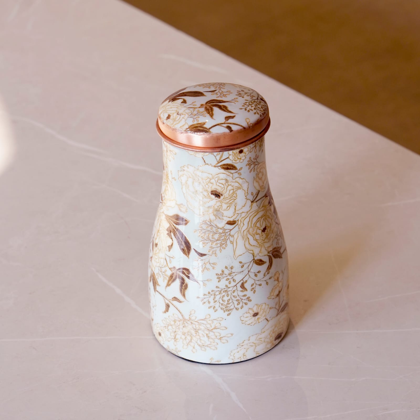 Copper Lily Water Jar