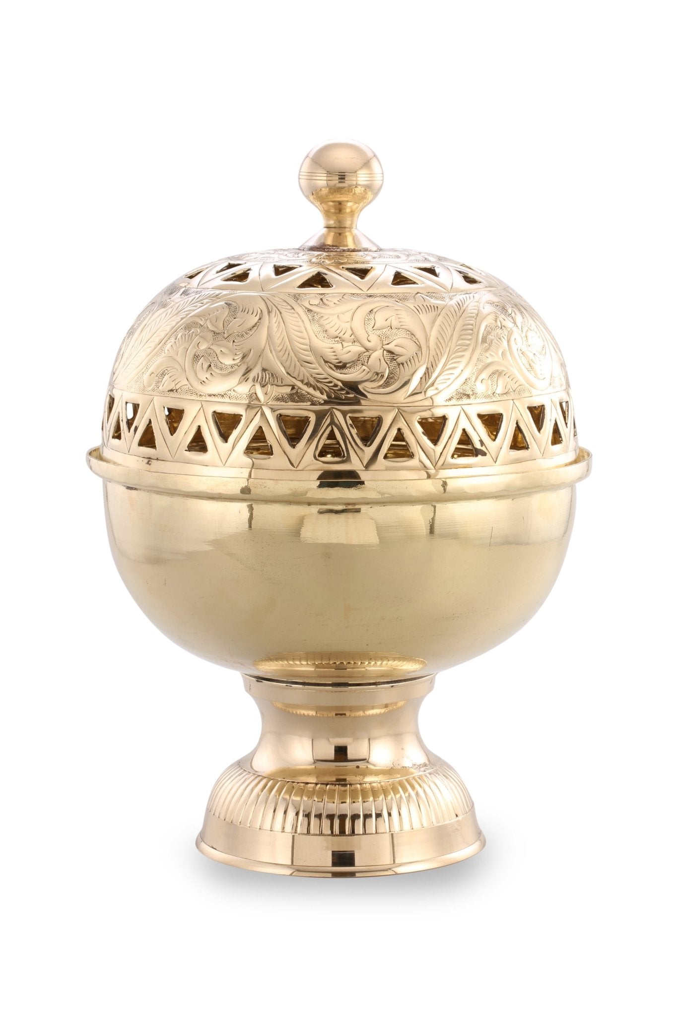 Brass Dhupdaani - Brass Globe -