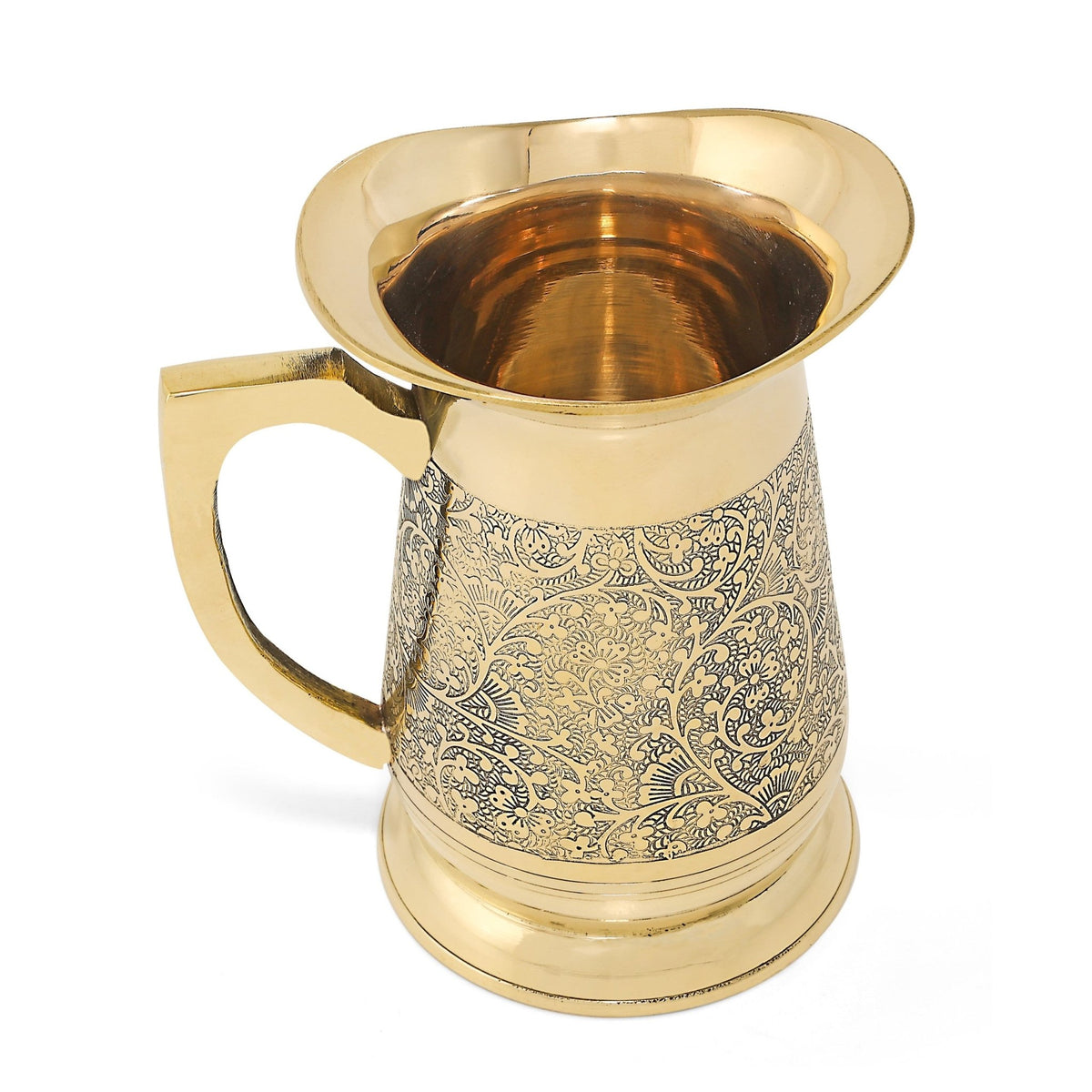 Etched Brass Jug Brass Globe