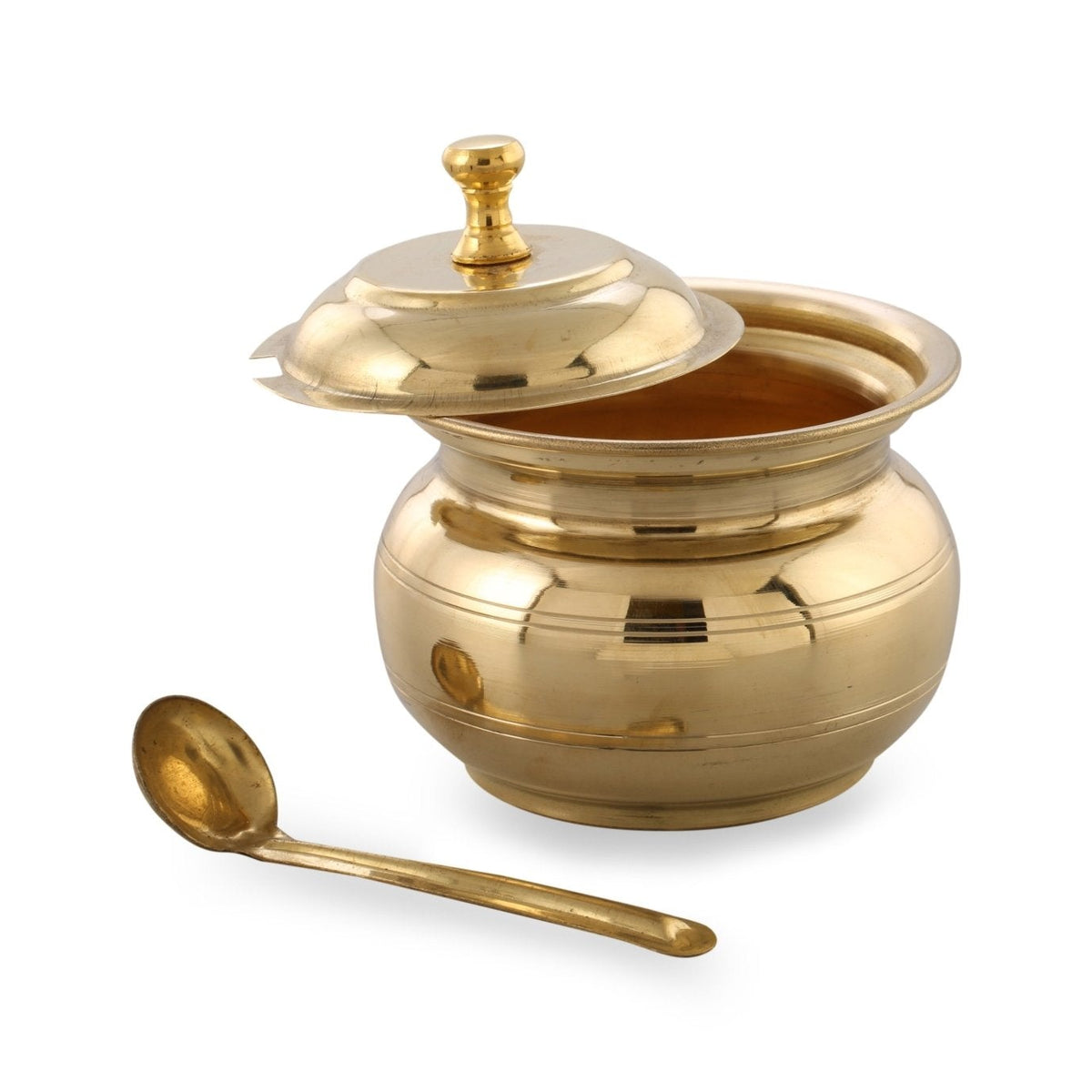 Brass Ghee Pot Traditional Kitchen Essential Brass Globe