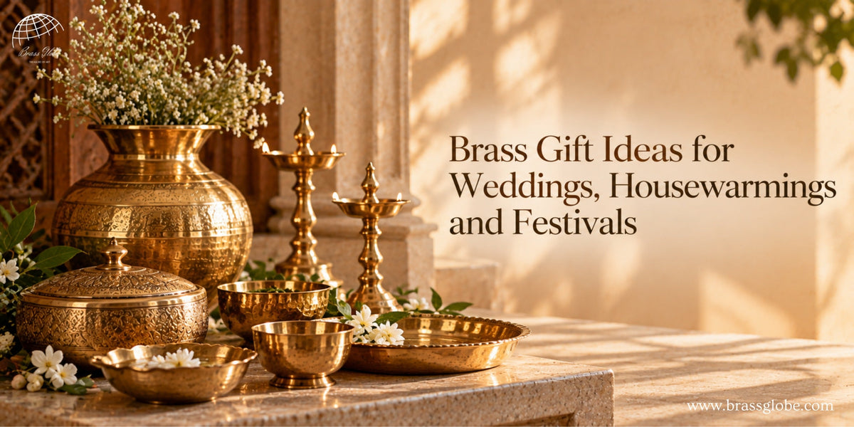 Brass Gift Ideas for Weddings, Housewarmings and Festivals